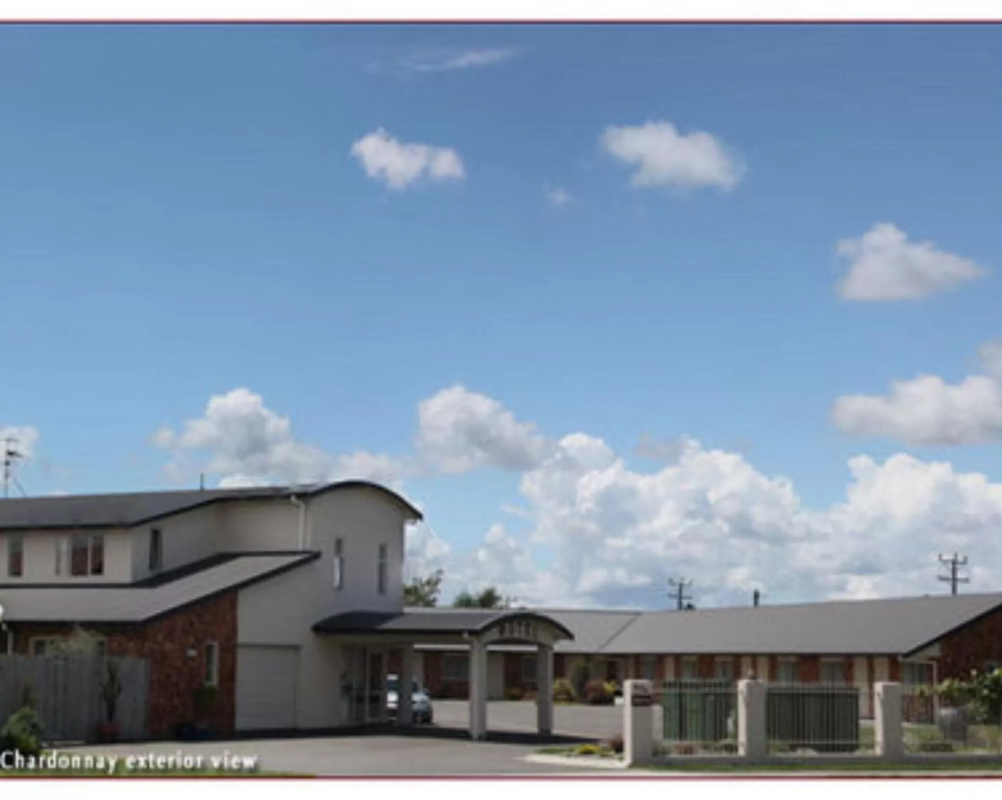 Facade/entrance in BK's Chardonnay Motor Lodge