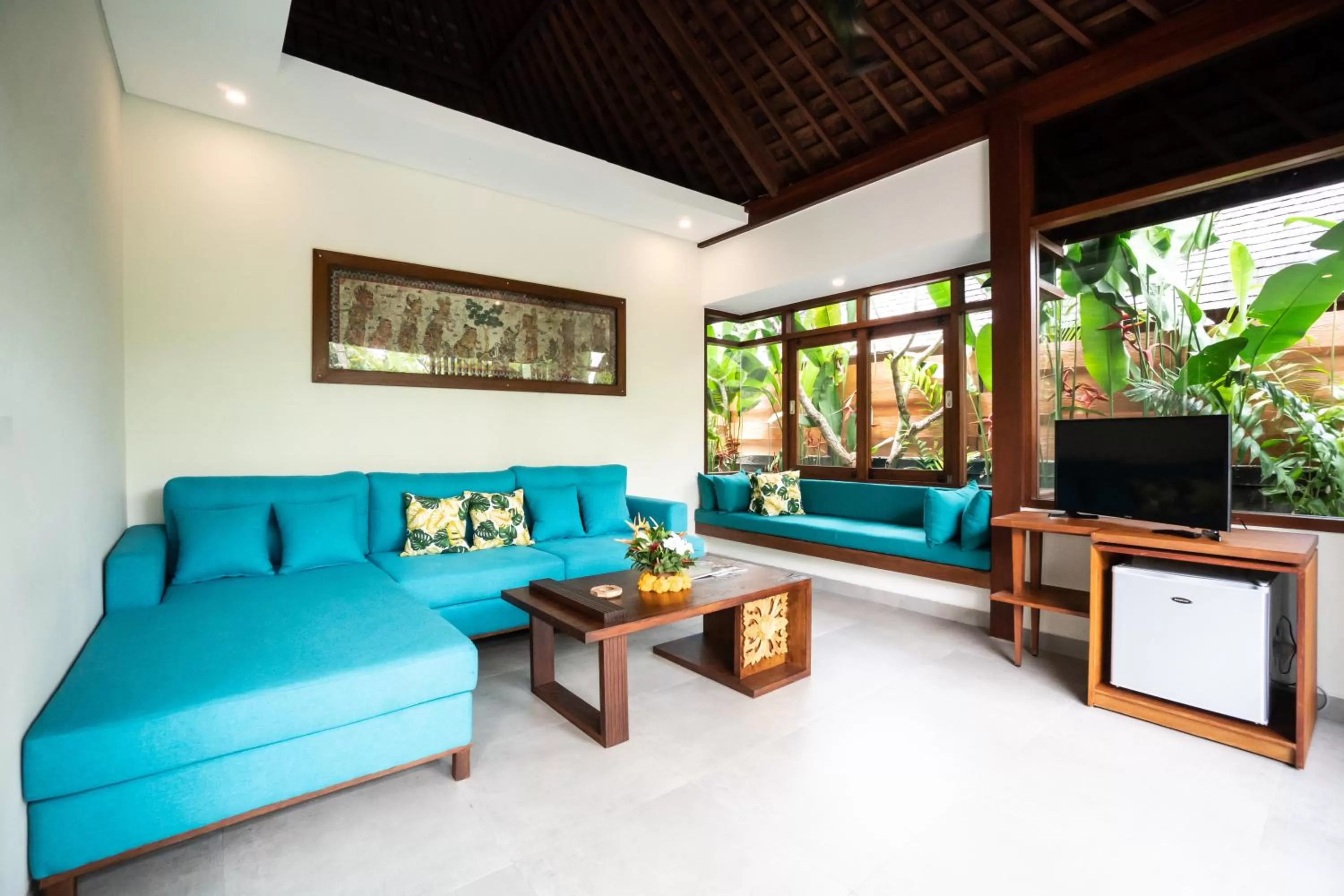 Living room in Alam Wayang Ubud - CHSE Certified