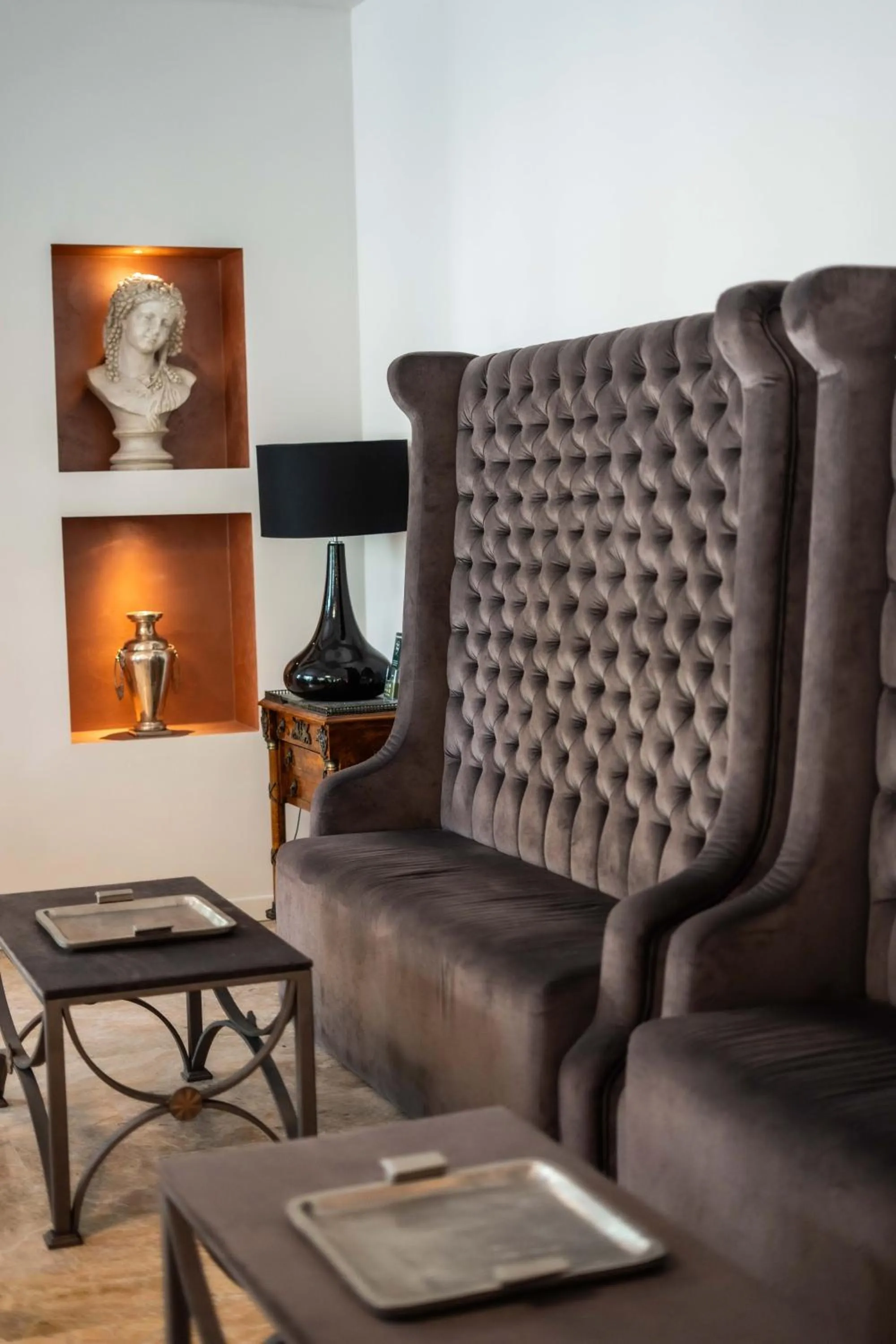 Seating area in Hotel Terme Milano