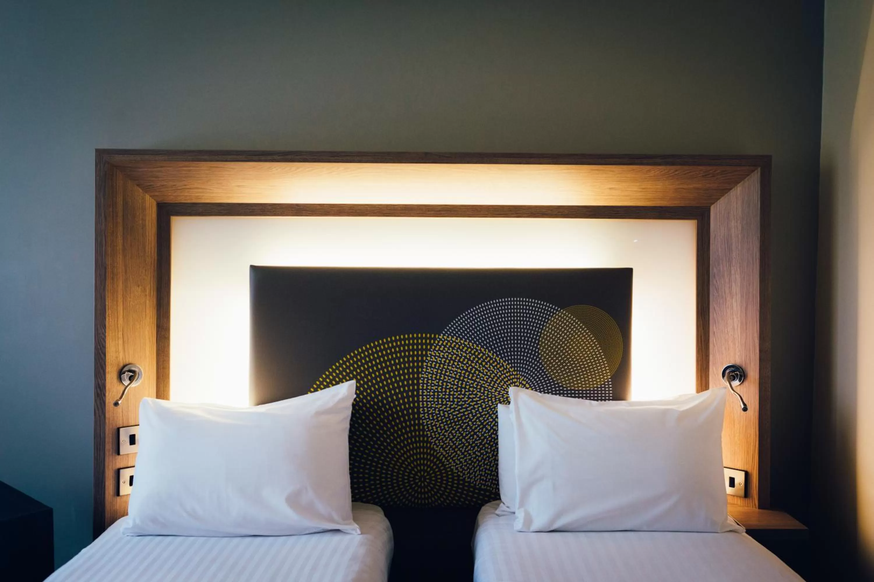 Bed in Novotel Coventry