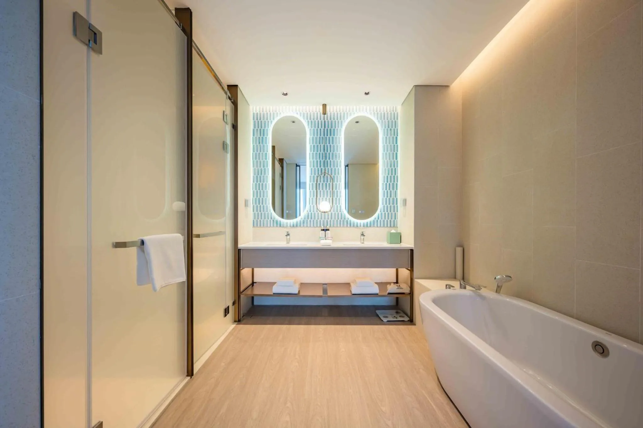 Photo of the whole room, Bed in EVEN Hotels Shanghai Expo by IHG