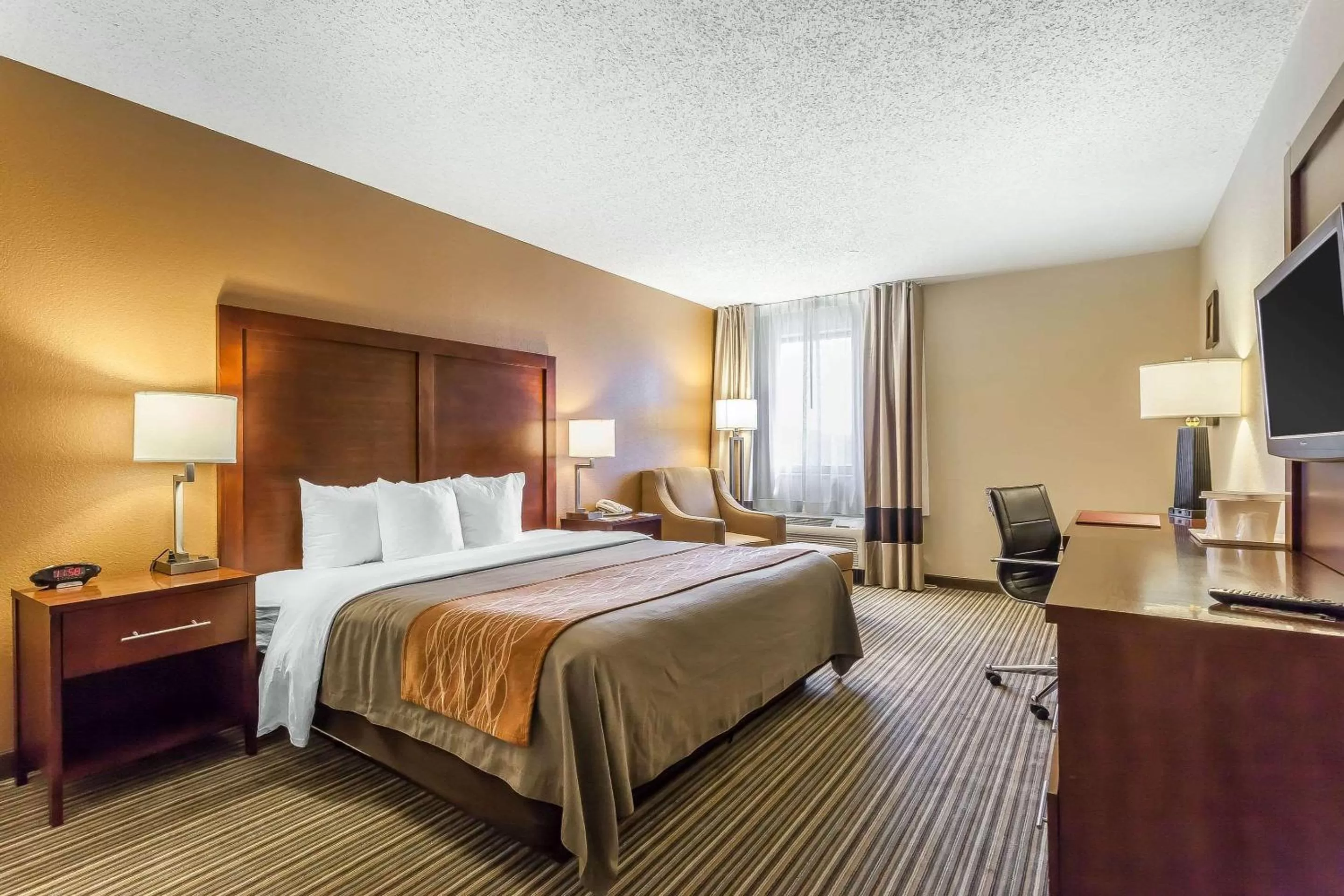 Photo of the whole room, Bed in Comfort Inn - Hall of Fame