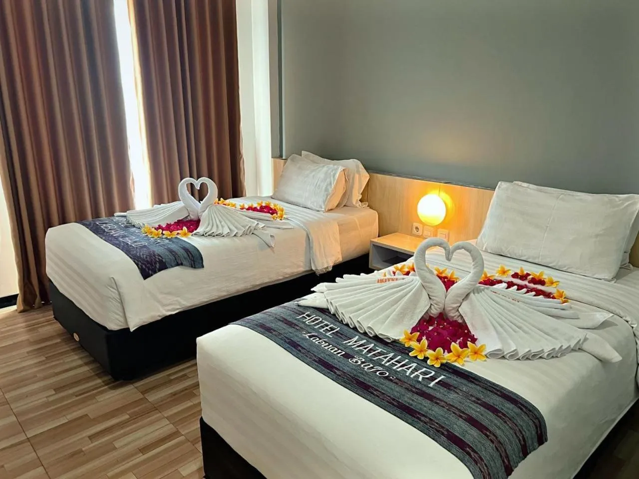 Bed in Matahari Hotel Labuan Bajo