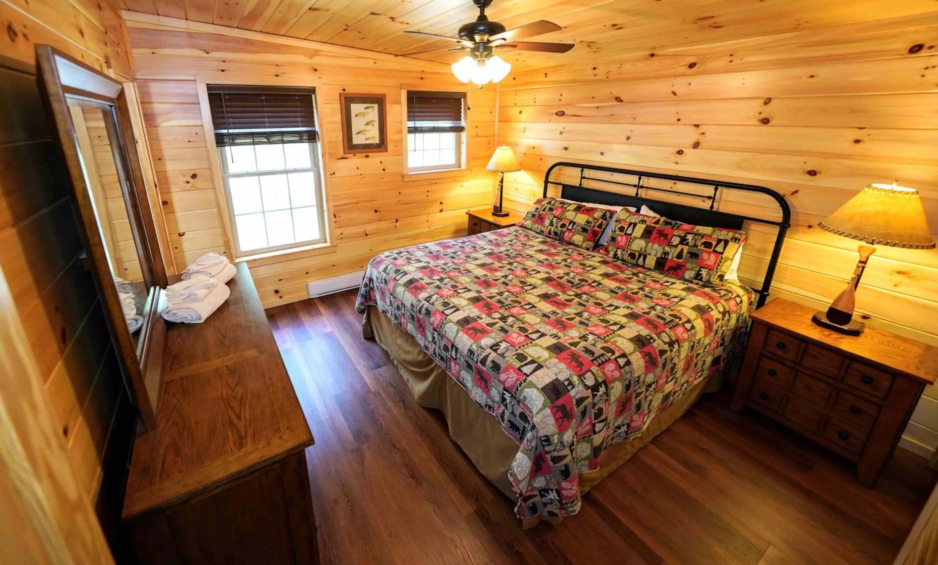 Bed in Ampersand Bay Resort