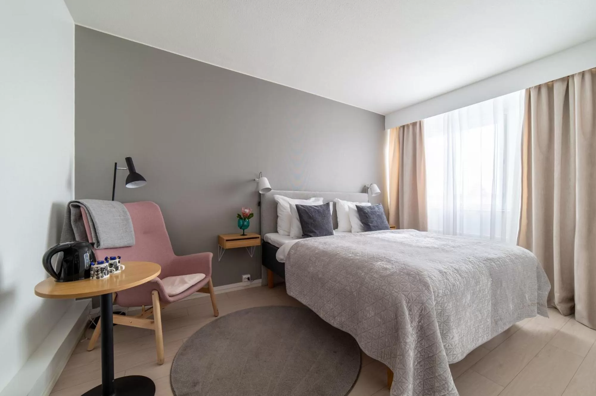 Coffee/tea facilities, Bed in Hotel Sparre