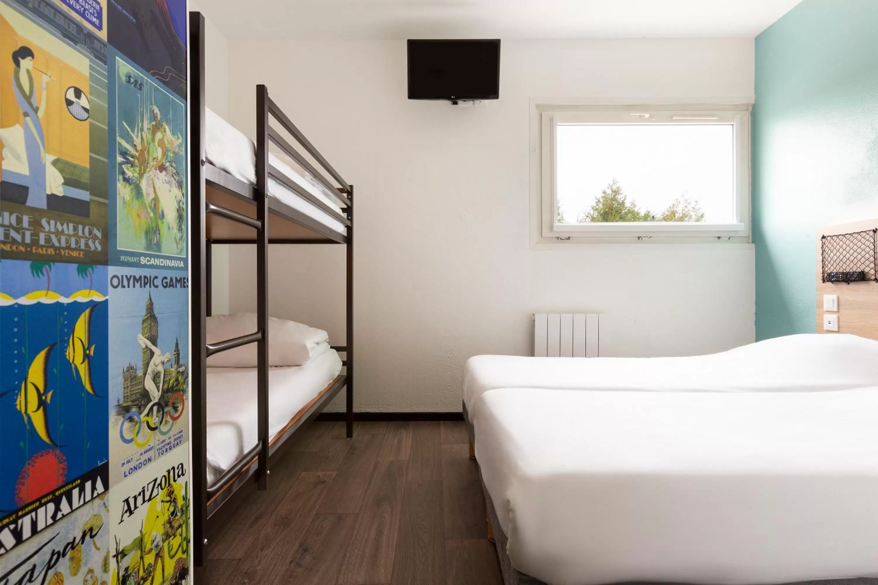 Bedroom, Bed in Hôtel F1 Reims Tinqueux