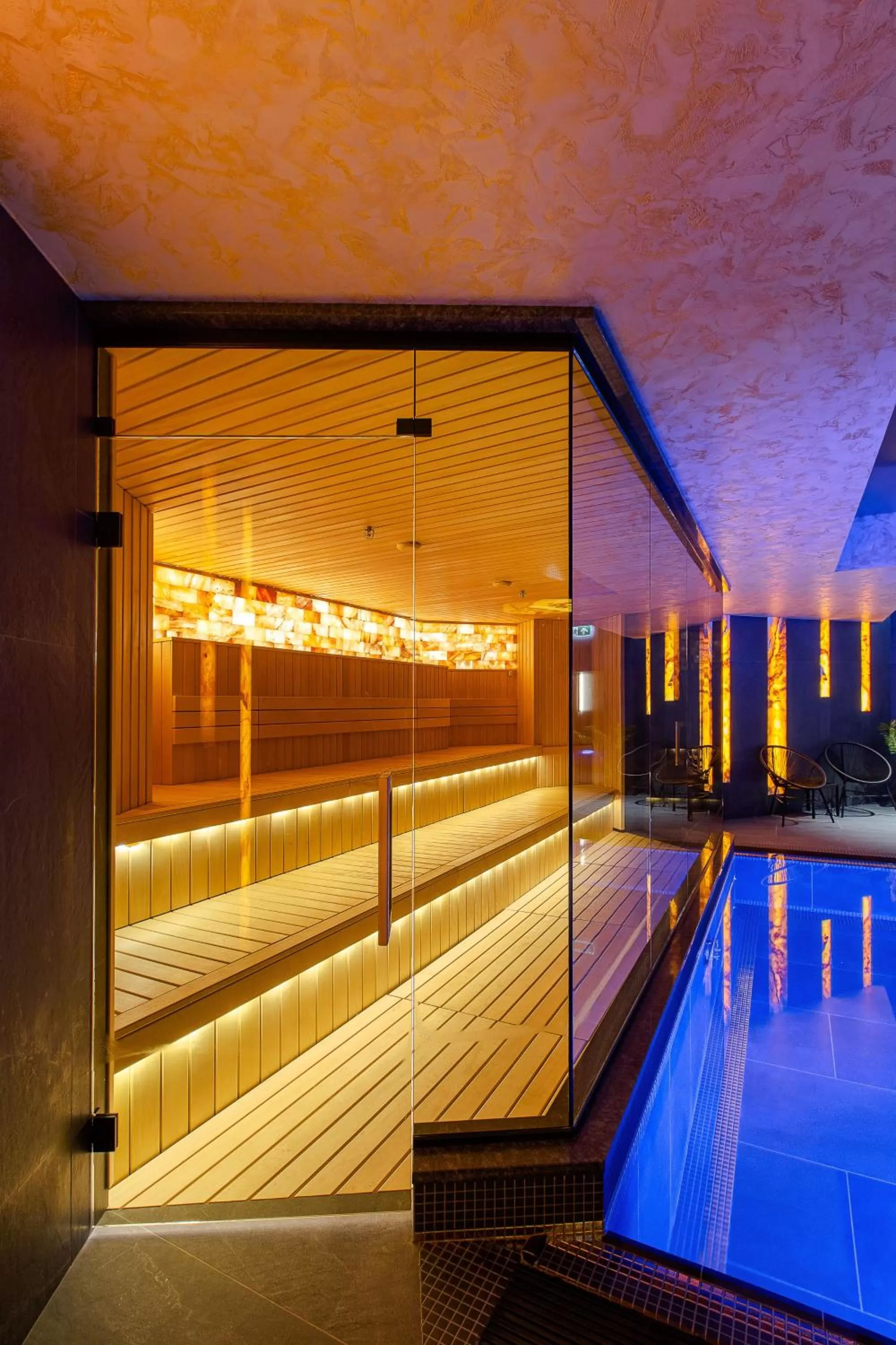 Pool view in VICTORIA Hotel Klaipėda