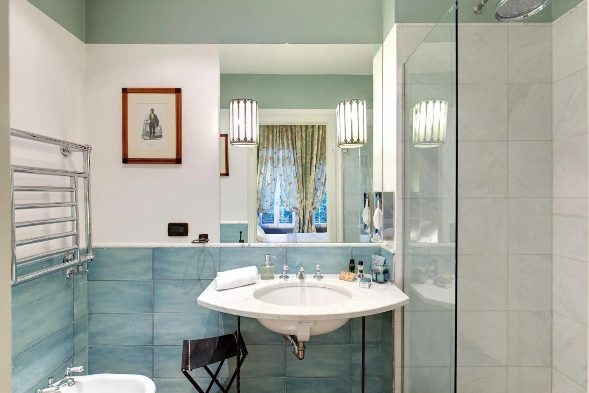 Bathroom in Hotel Villa Linneo