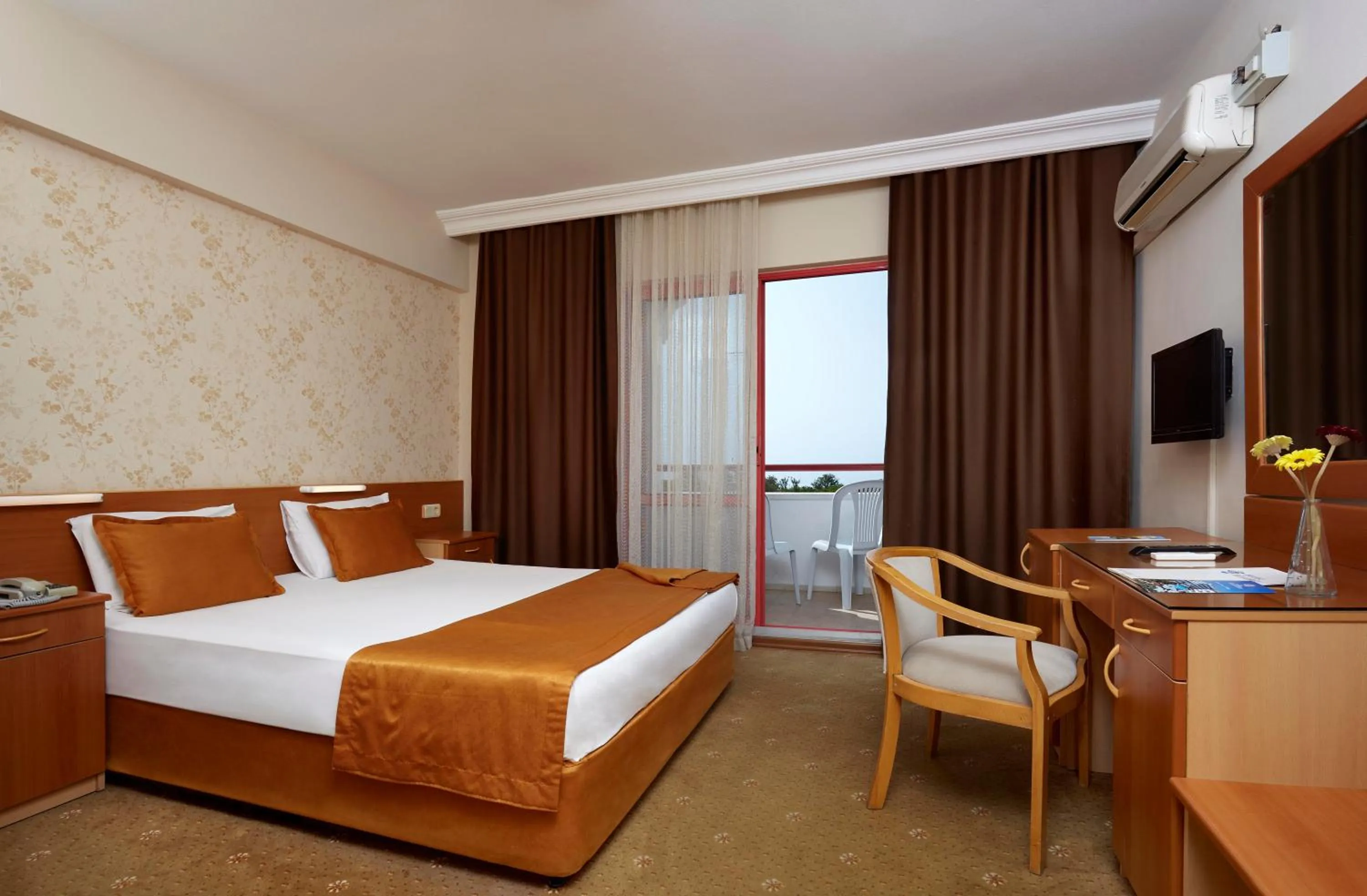 Decorative detail, Bed in Hotel Billurcu