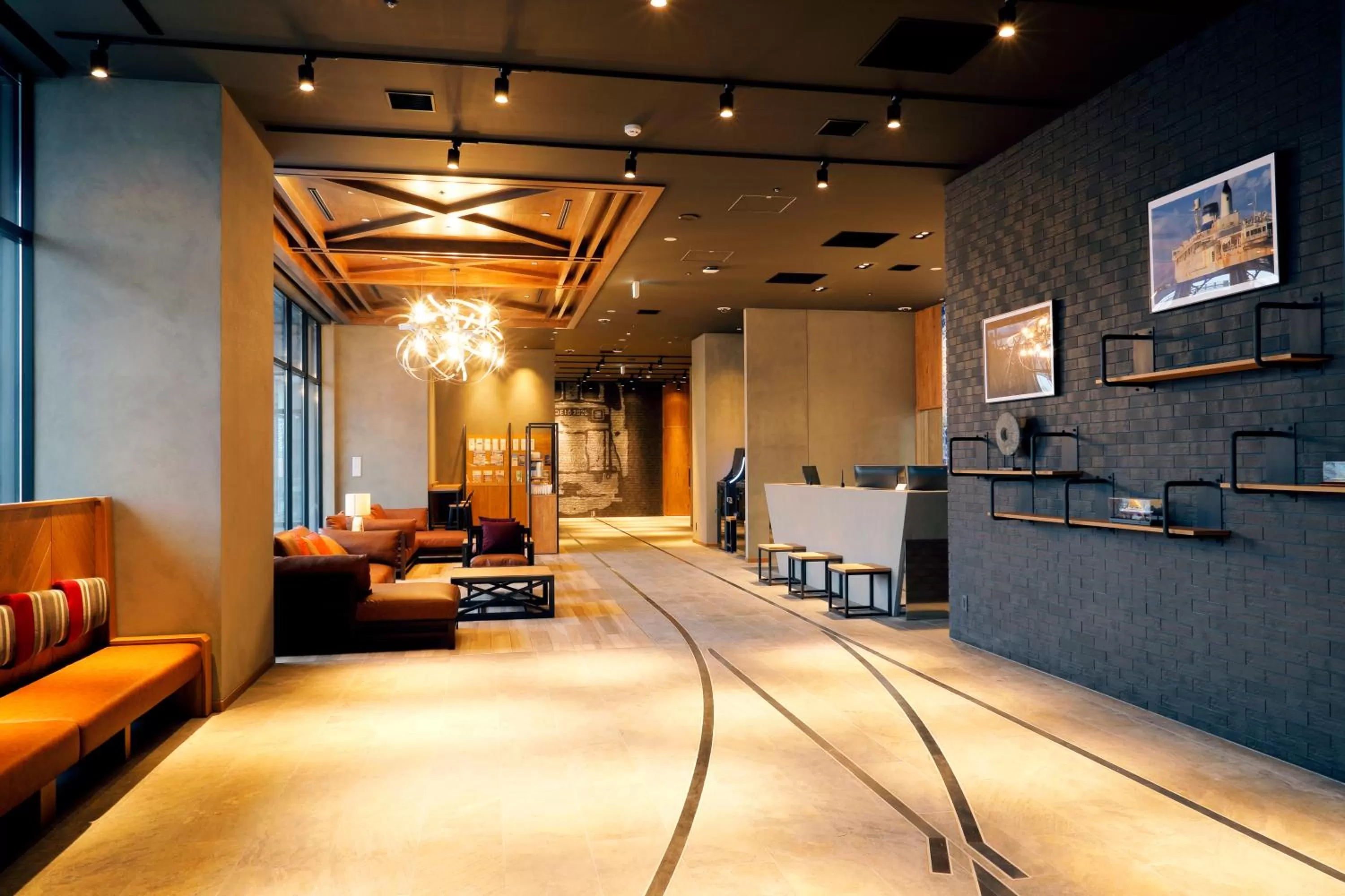 Lobby or reception in JR Inn Hakodate