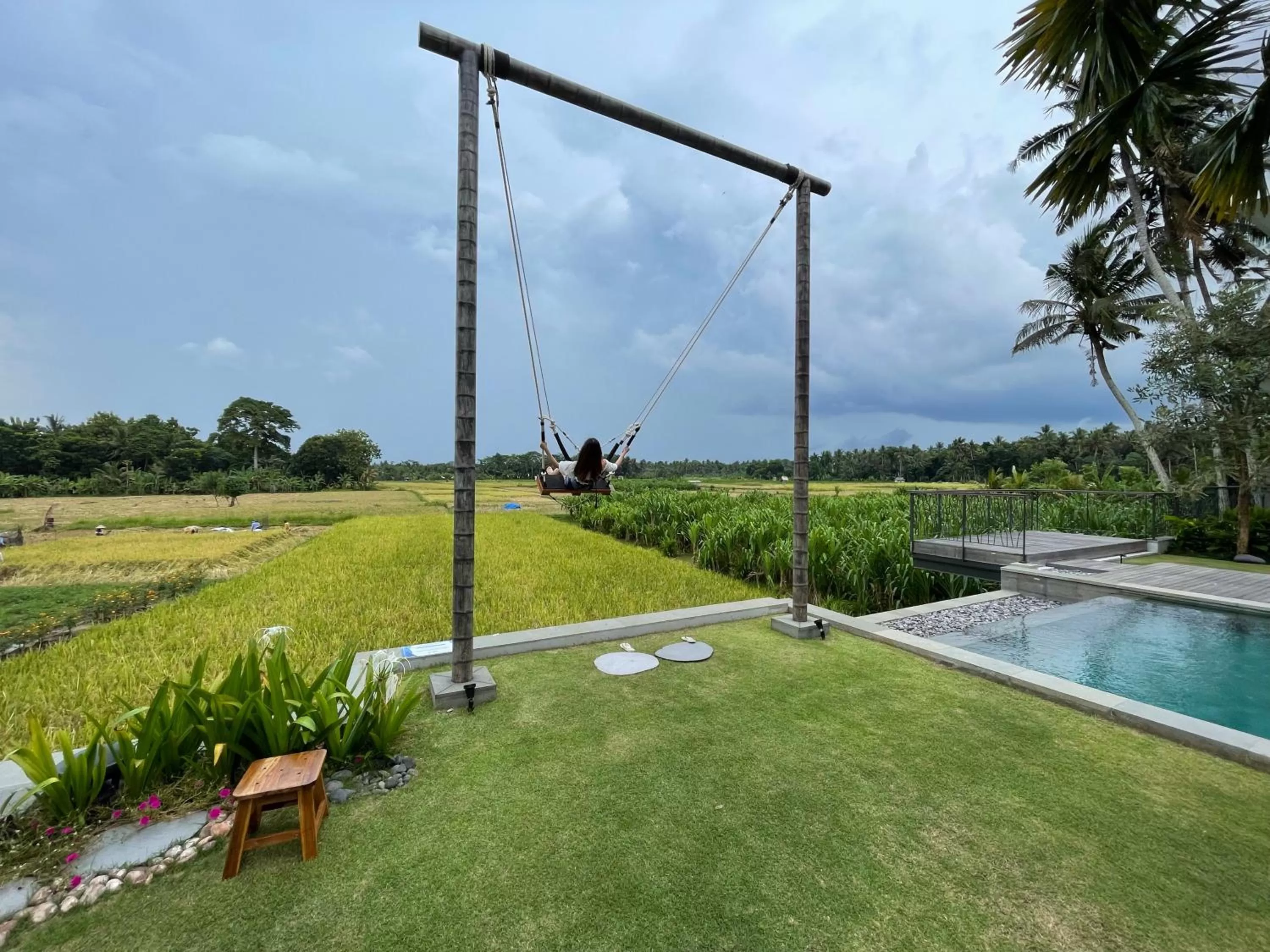 Children play ground in The Valerian Villa Ubud