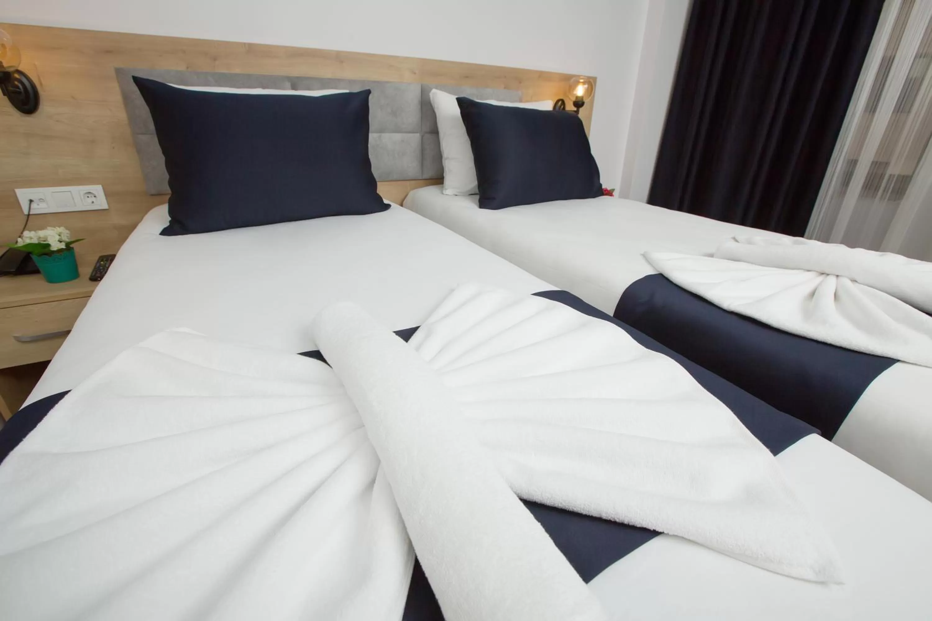 Bed in Golden Street Hotel