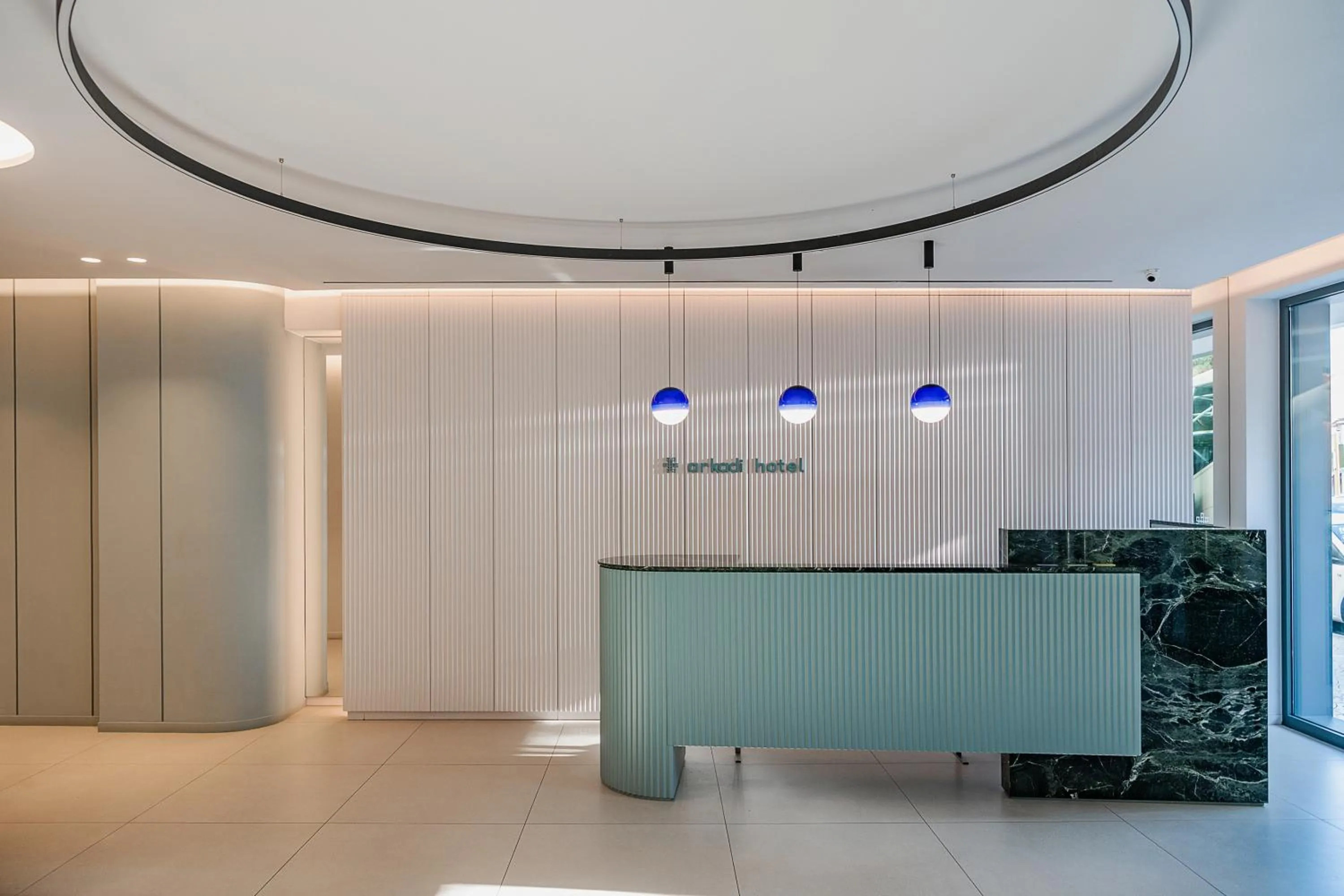 Lobby or reception in Arkadi Hotel