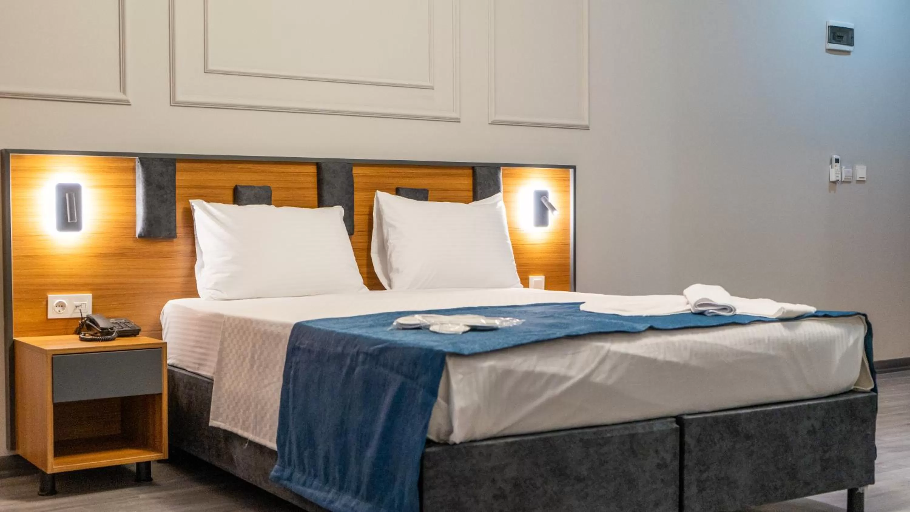 Bed in GRAND MOON HOTEL