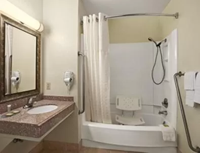 Bathroom in Super 8 by Wyndham Carlsbad