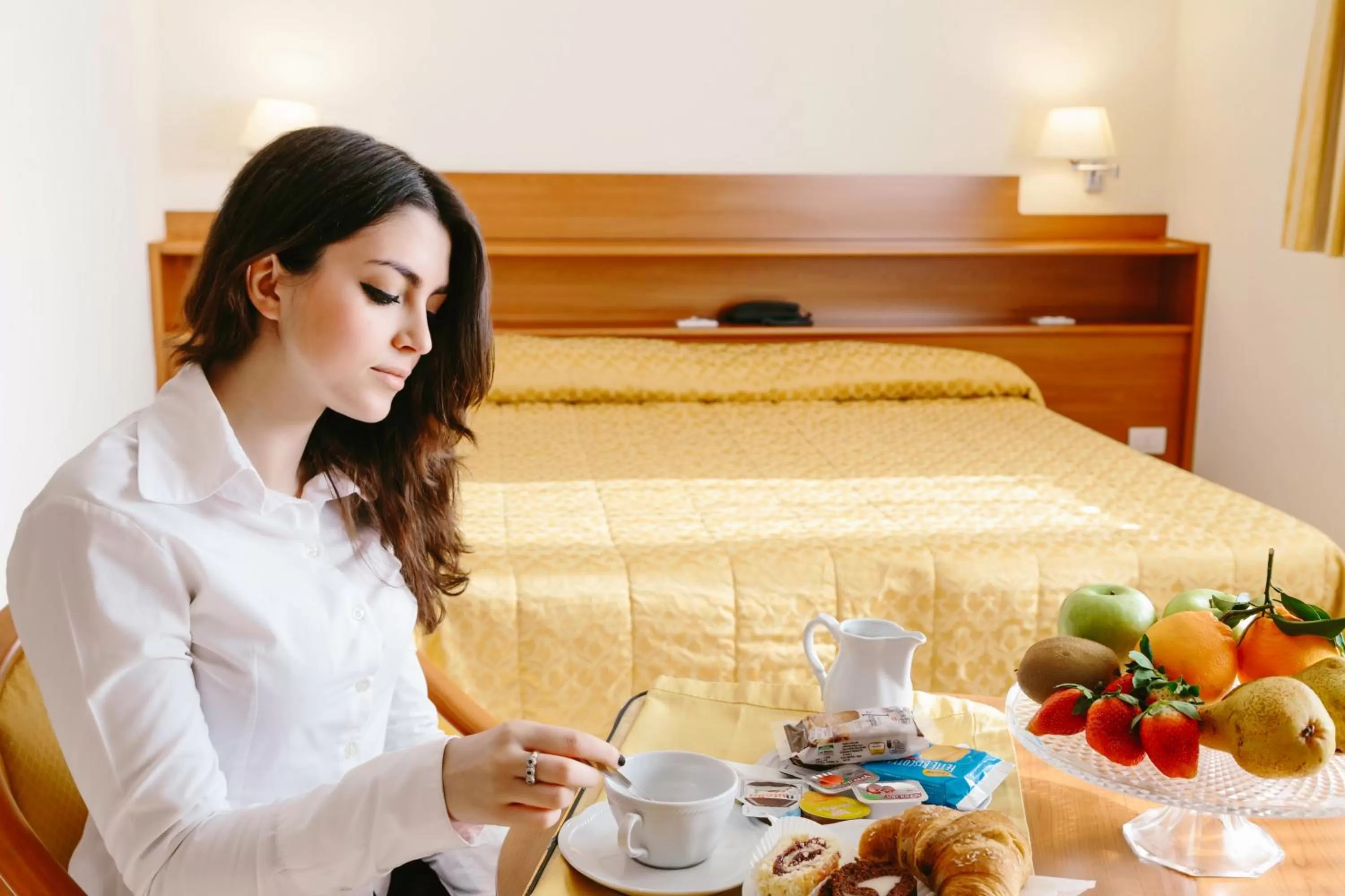 Bed in Hotel Residence Federiciano