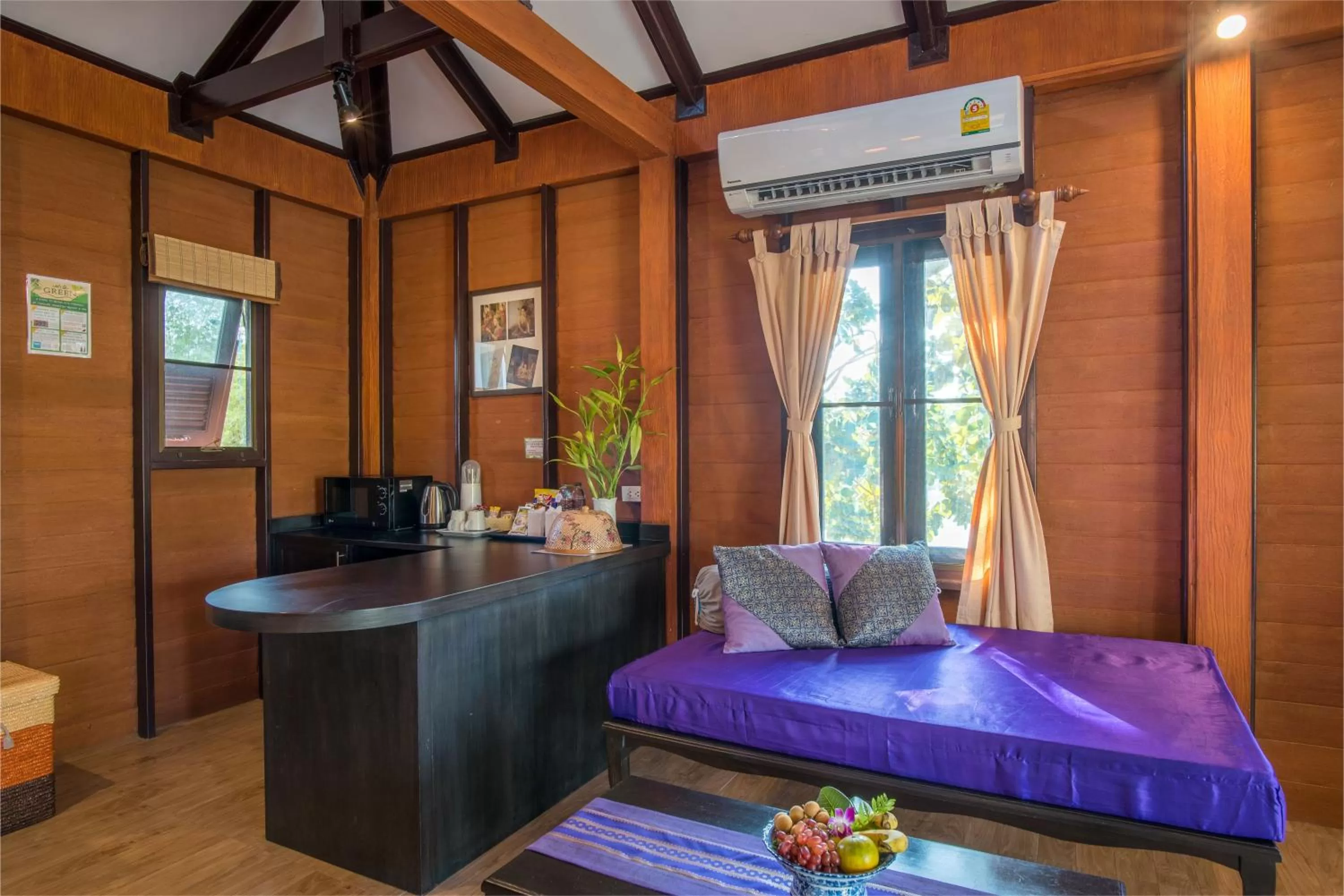 Seating area, Bed in ThaiLife Wellness & Meditation Resort- SHA Plus