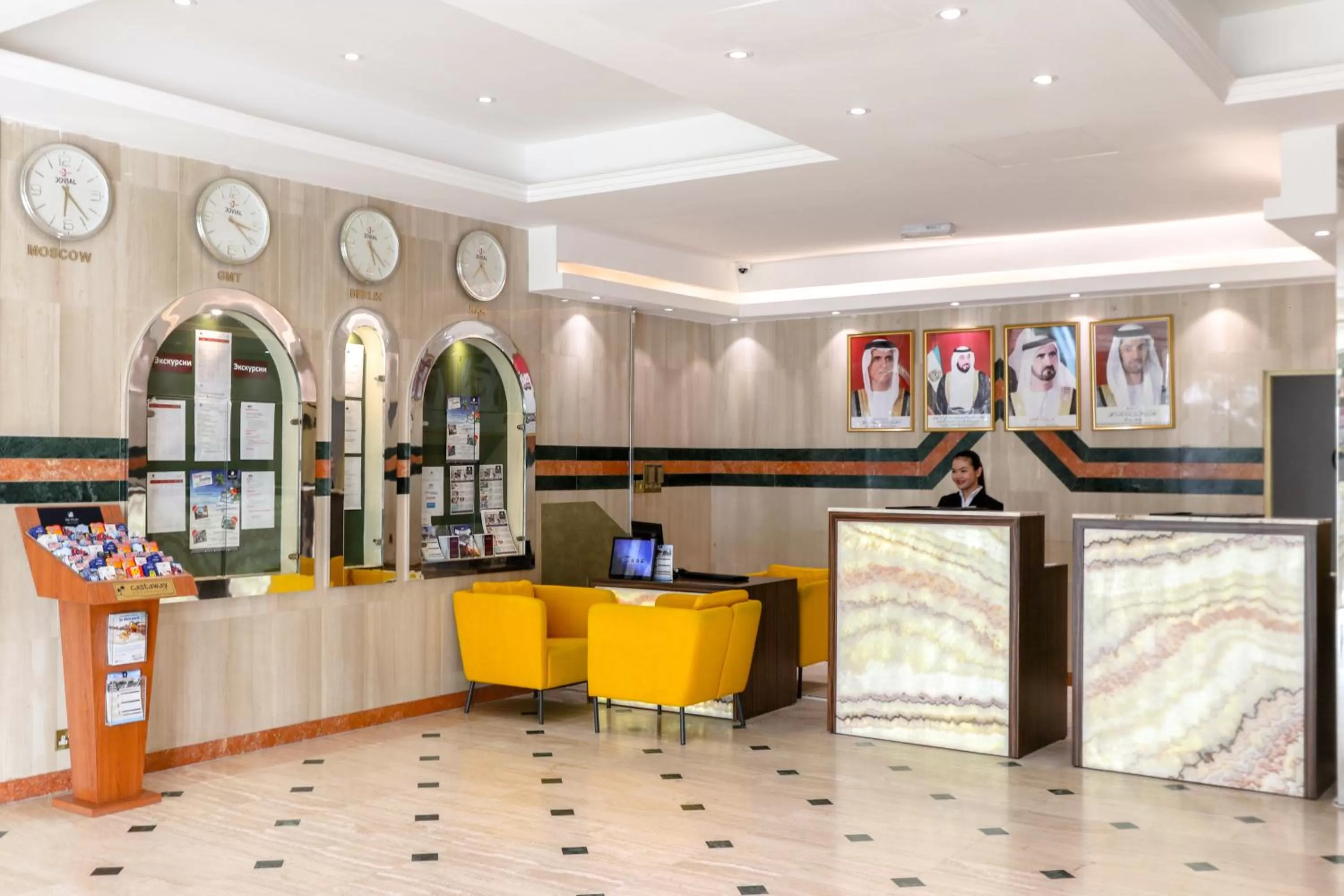 Lobby or reception in BM Beach Hotel