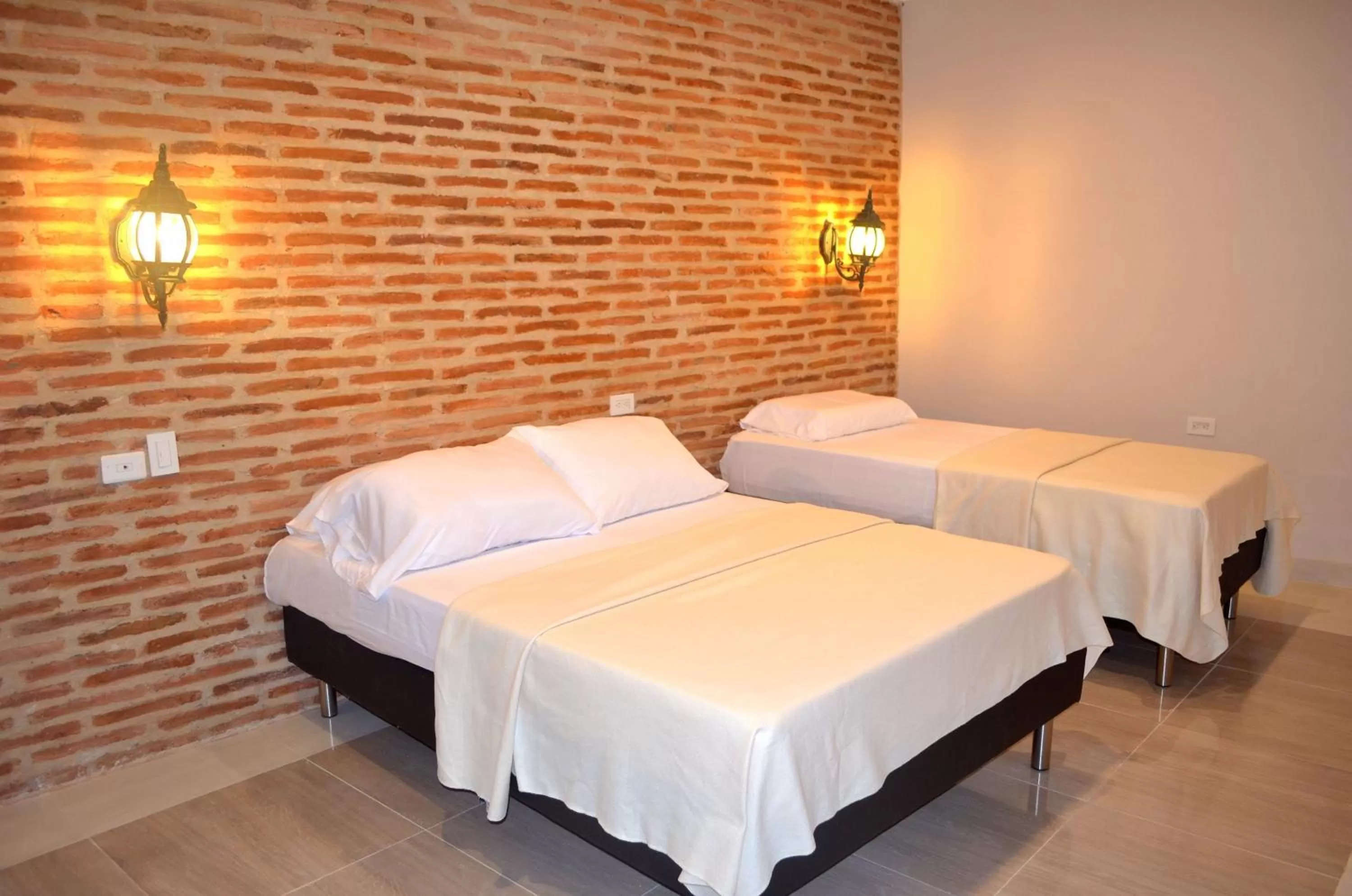 Bed in Hotel Galeria la Trinidad