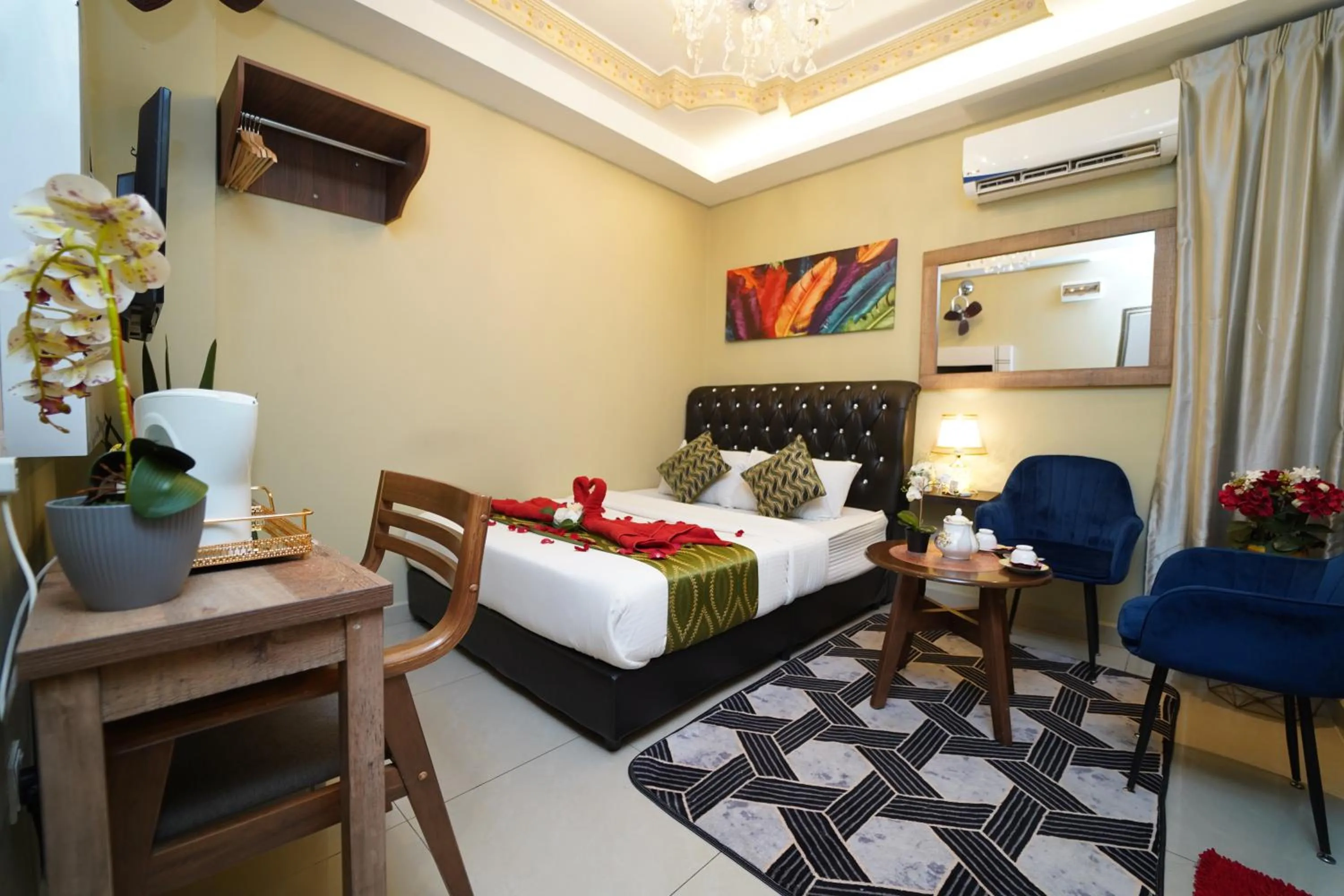 Bed in Ghazrin's Classic Hotel JB