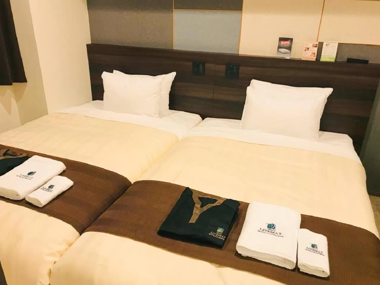 Bed in HOTEL LiVEMAX PREMIUM Sapporo Odorikoen
