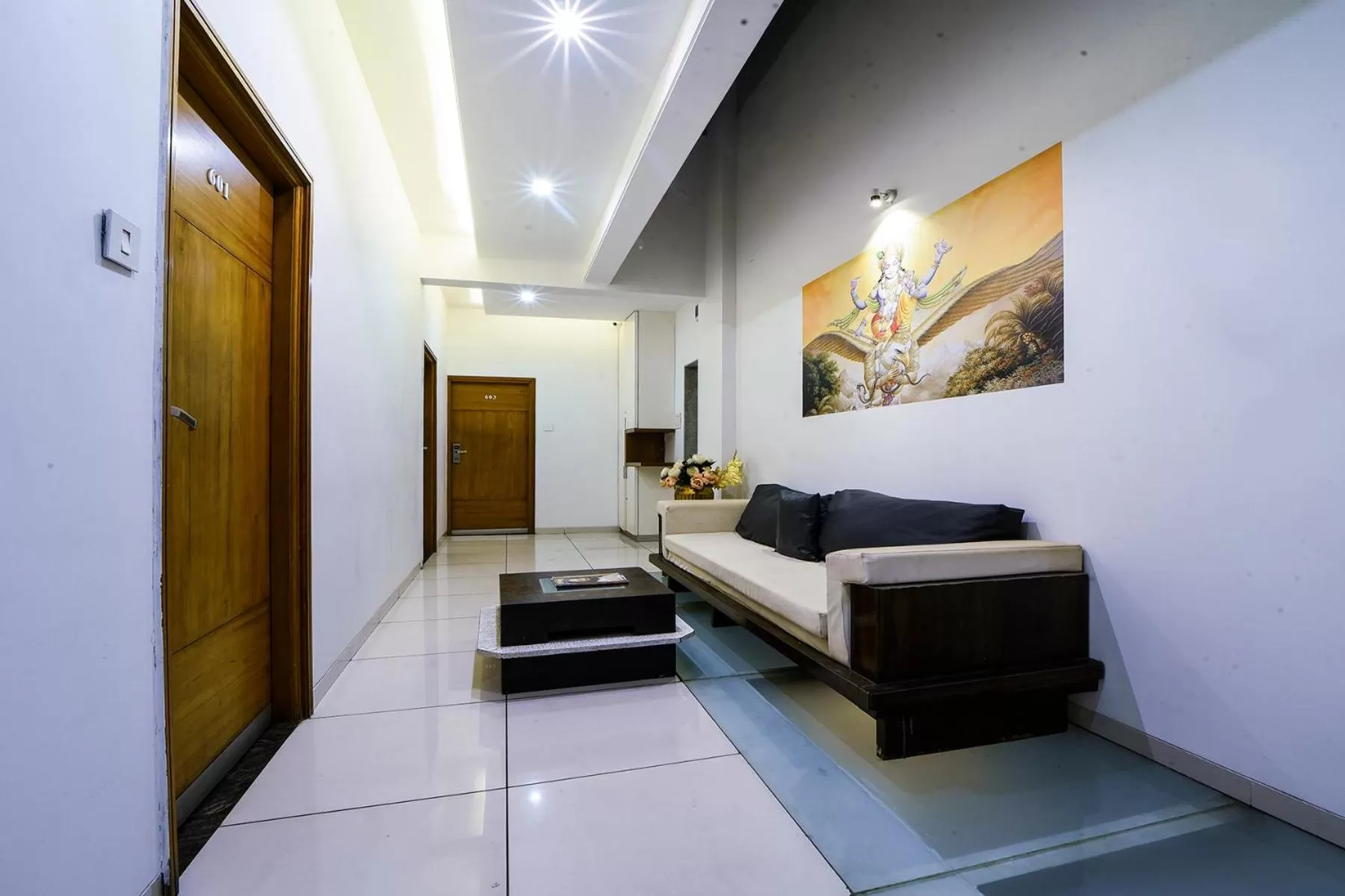 Floor plan, Bed in Hotel SRI SRI EXECUTIVE KOLHAPUR NEAR MAHALAXMI TEMPLE