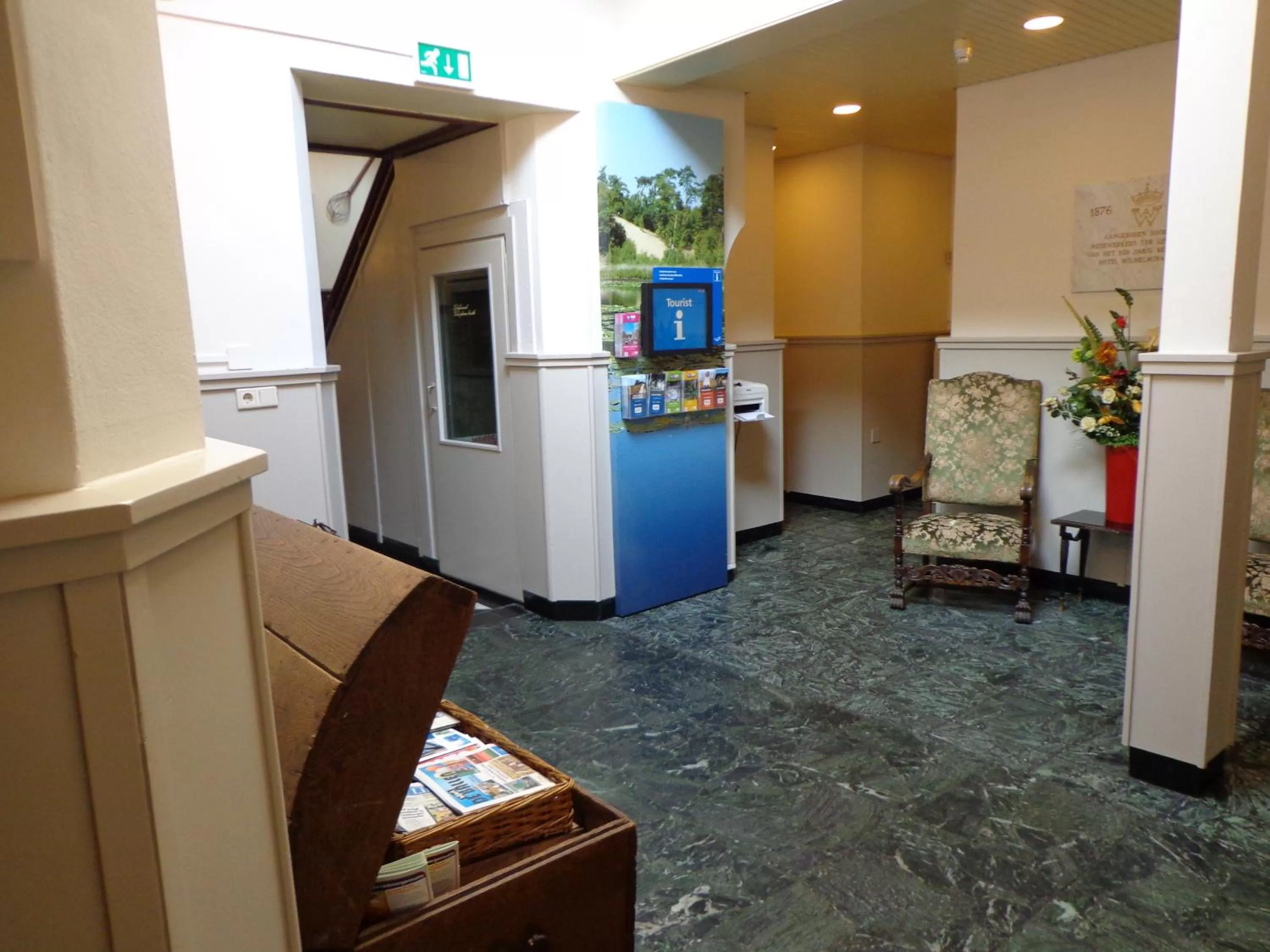 Decorative detail in Hotel Wilhelmina