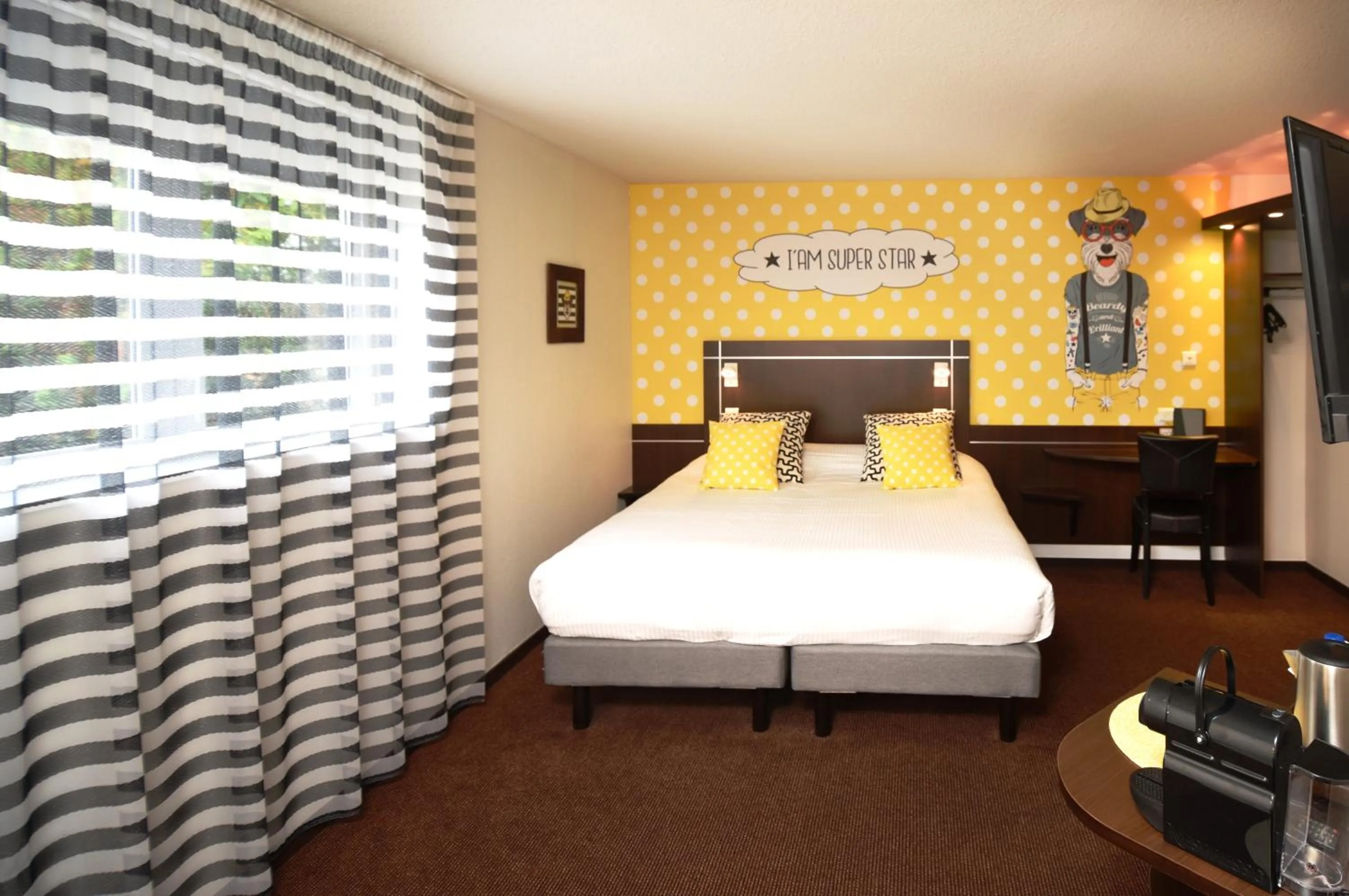 Bed in Logis Boutique Hotel Novalis