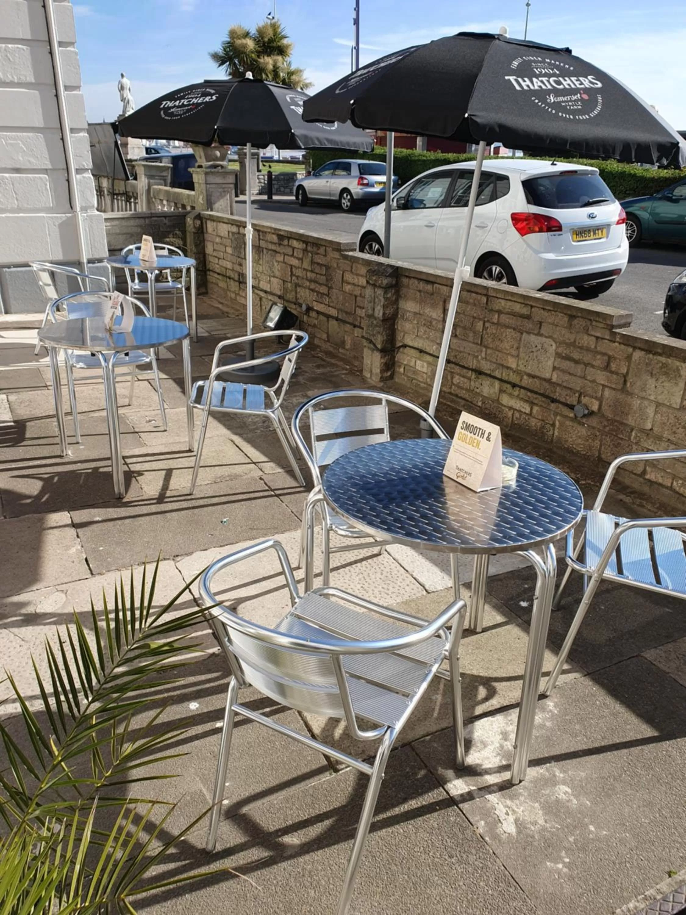 Patio in Alexandra Hotel