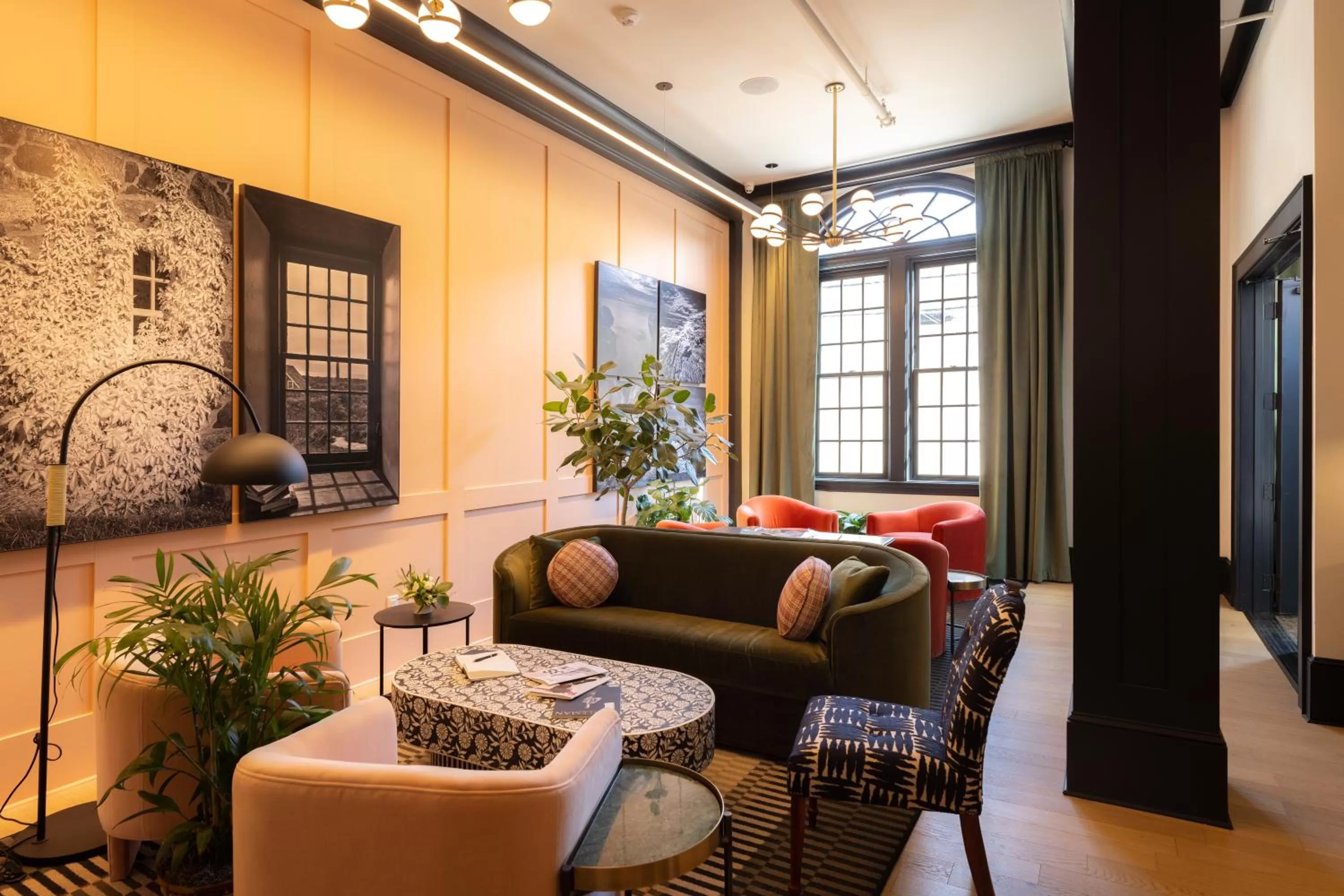 Lobby or reception in Hotel Thaxter