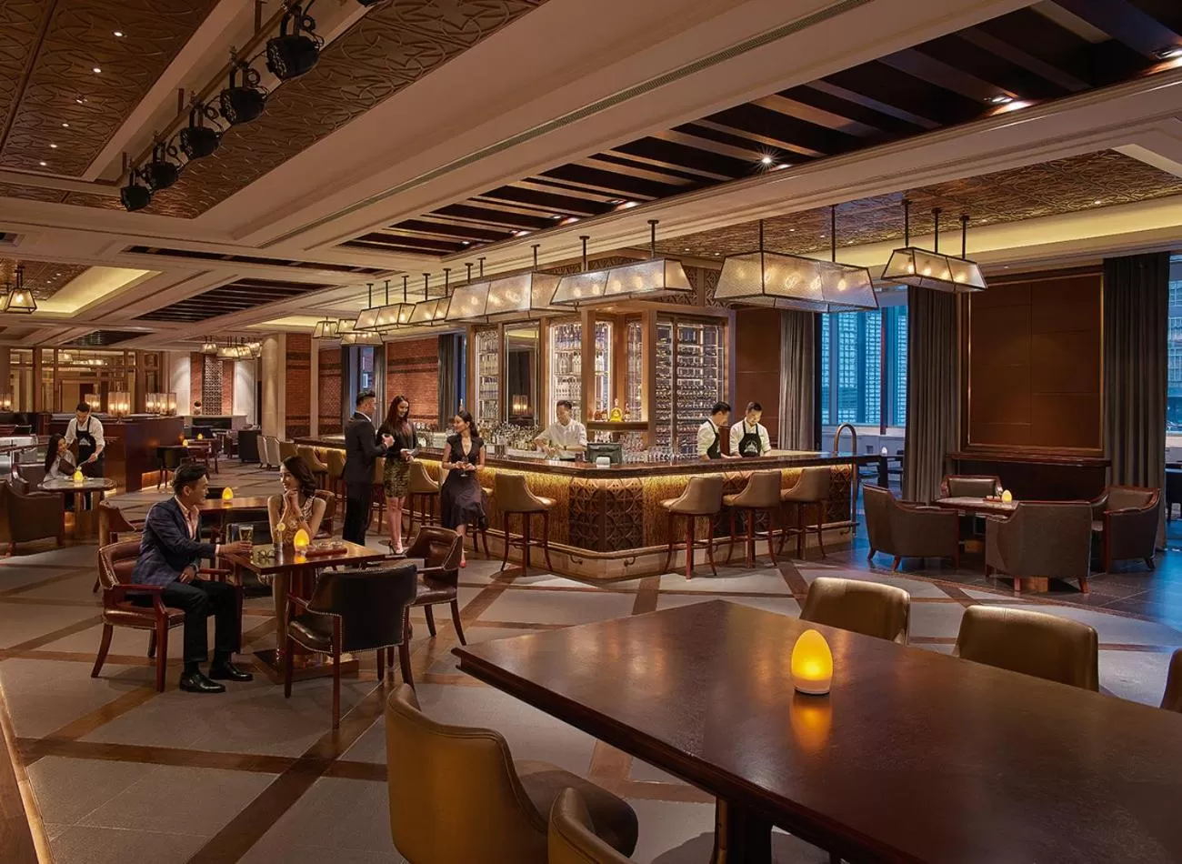 Lounge or bar in Shangri-La Ulaanbaatar