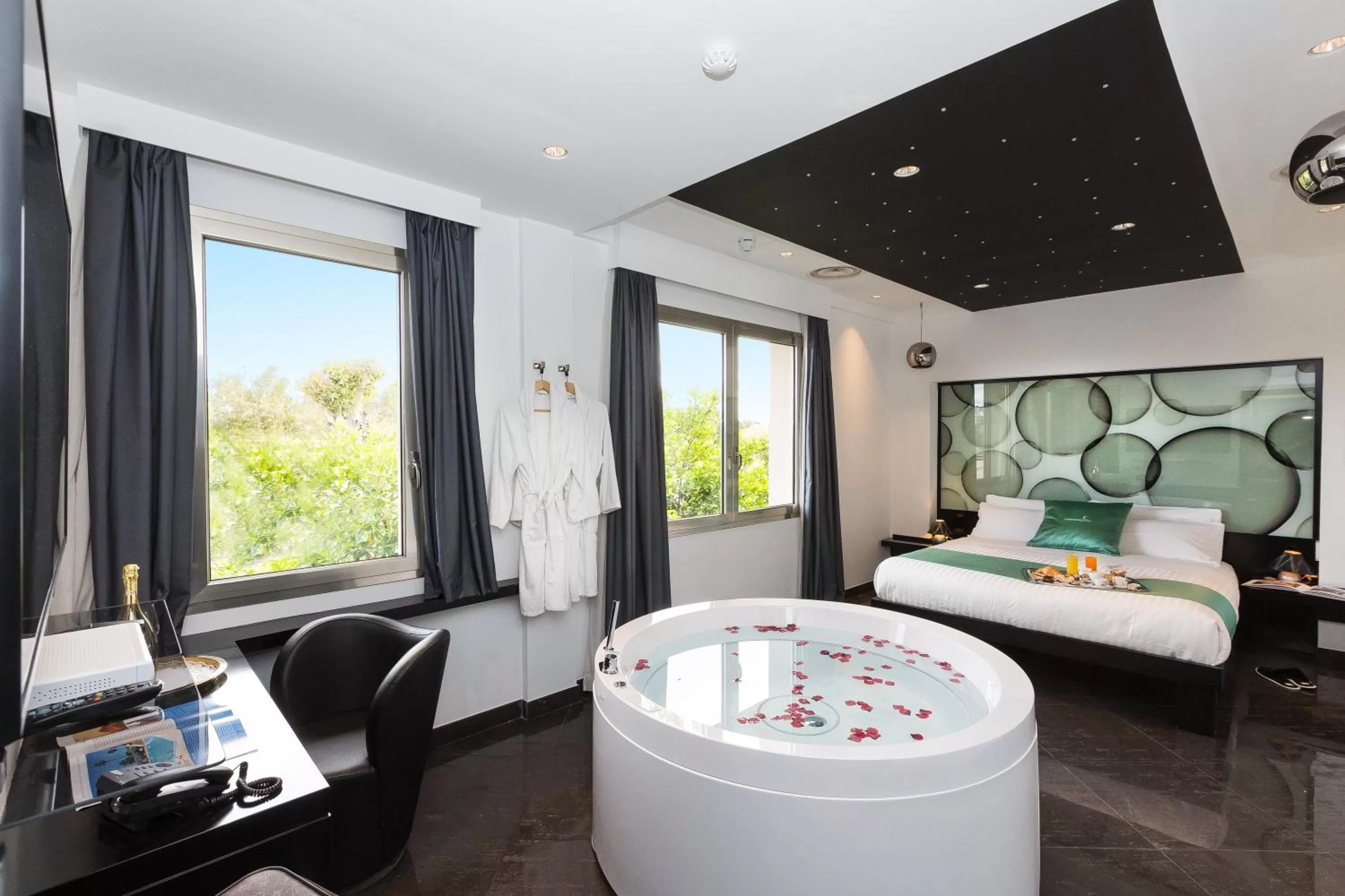 Photo of the whole room, Bed in JC Hotel