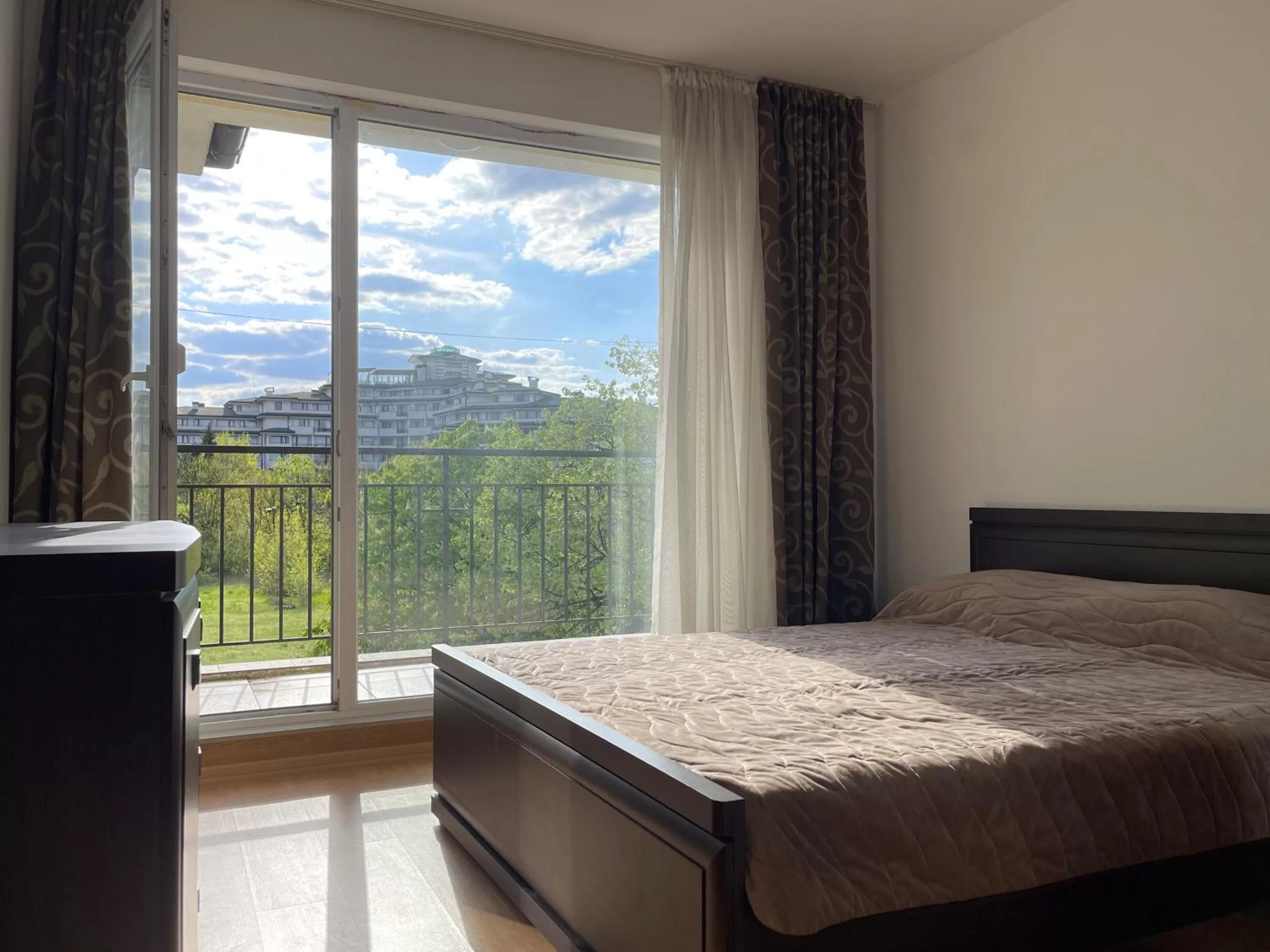 Bed in Ravda Family Resort. Park&Sea