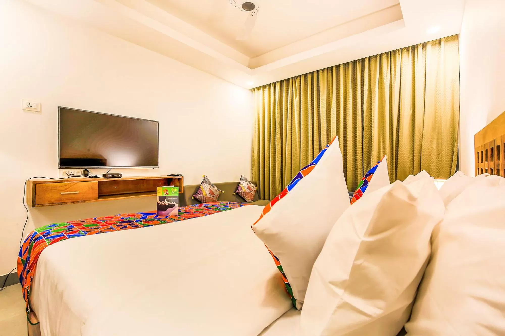 Bedroom in FabHotel Casa Kiara With Pool Side Bar - Nr Calangute Beach