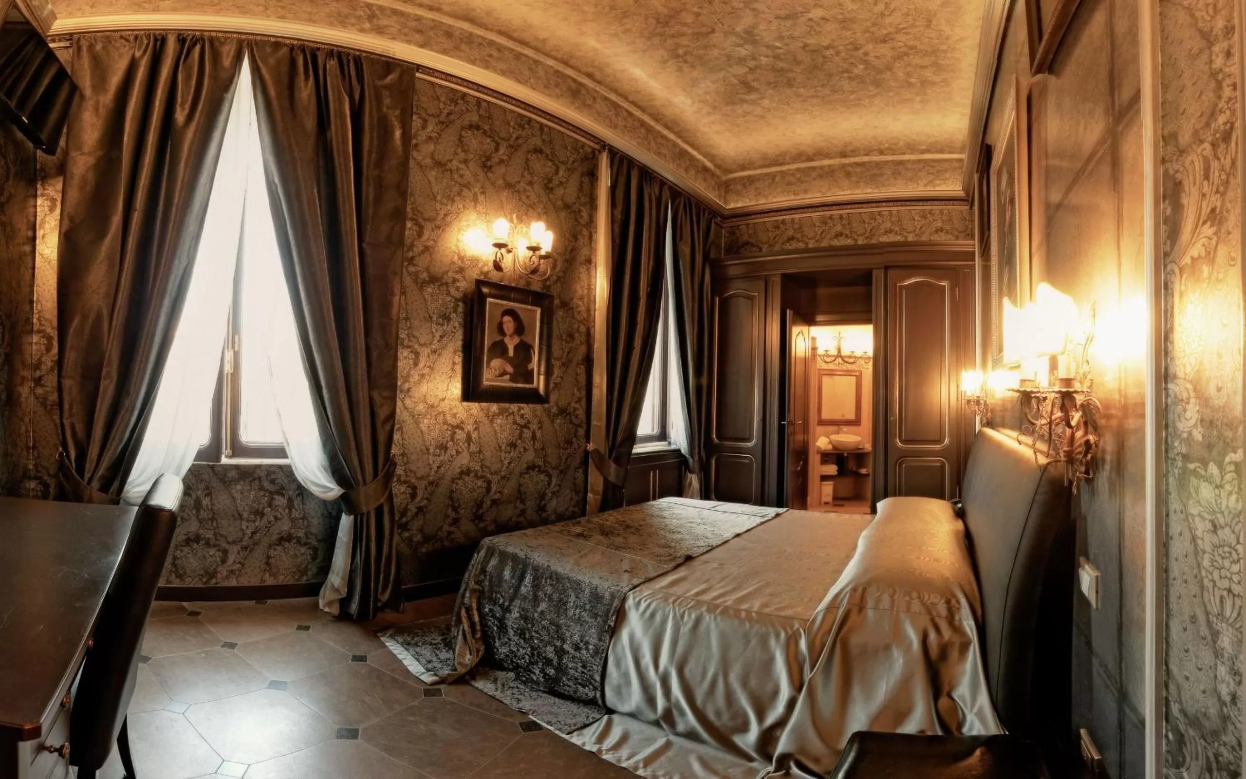Bedroom, Bed in Antica Dimora Delle Cinque Lune