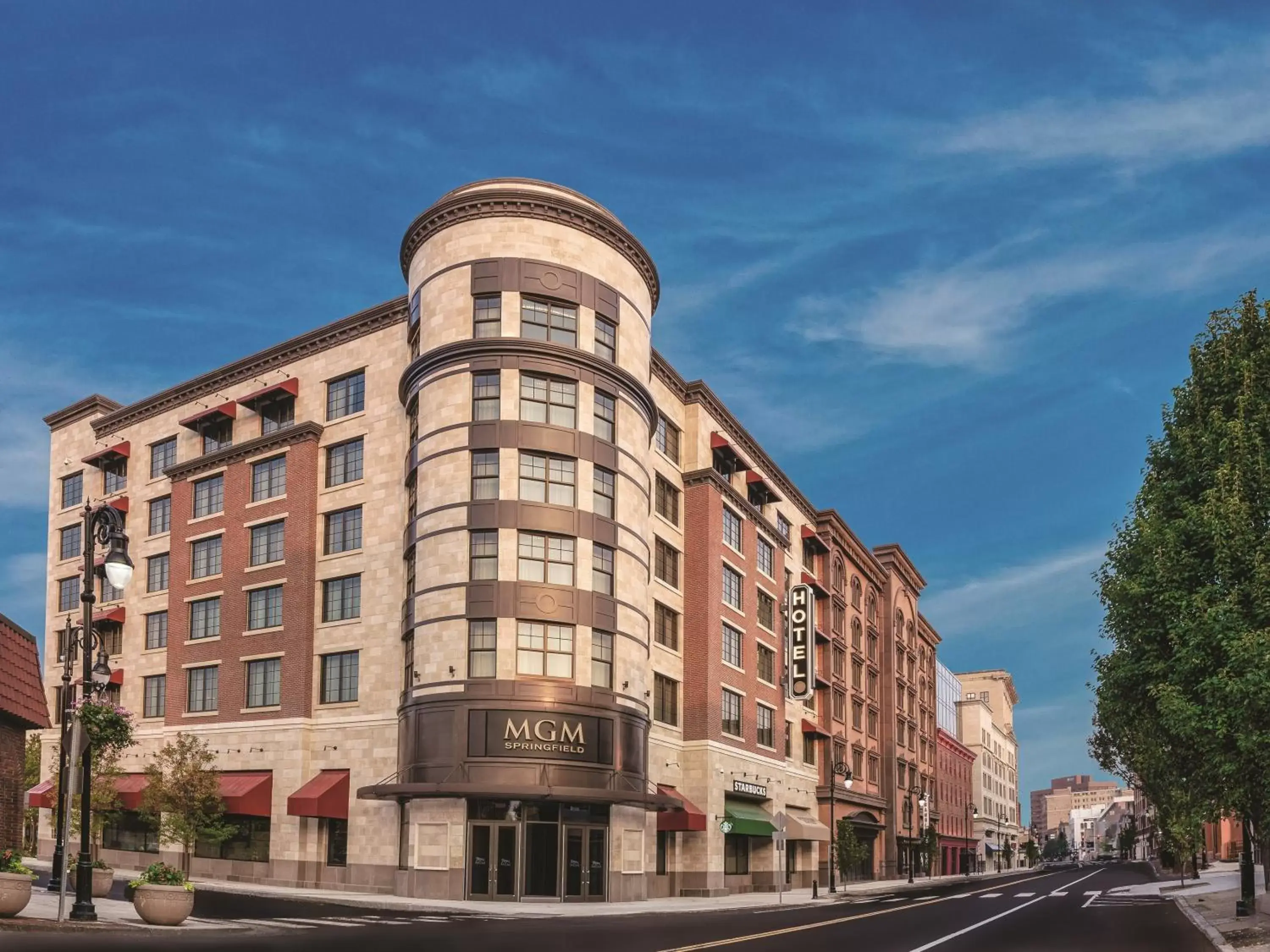 Property building in MGM Springfield Property building in MGM Springfield