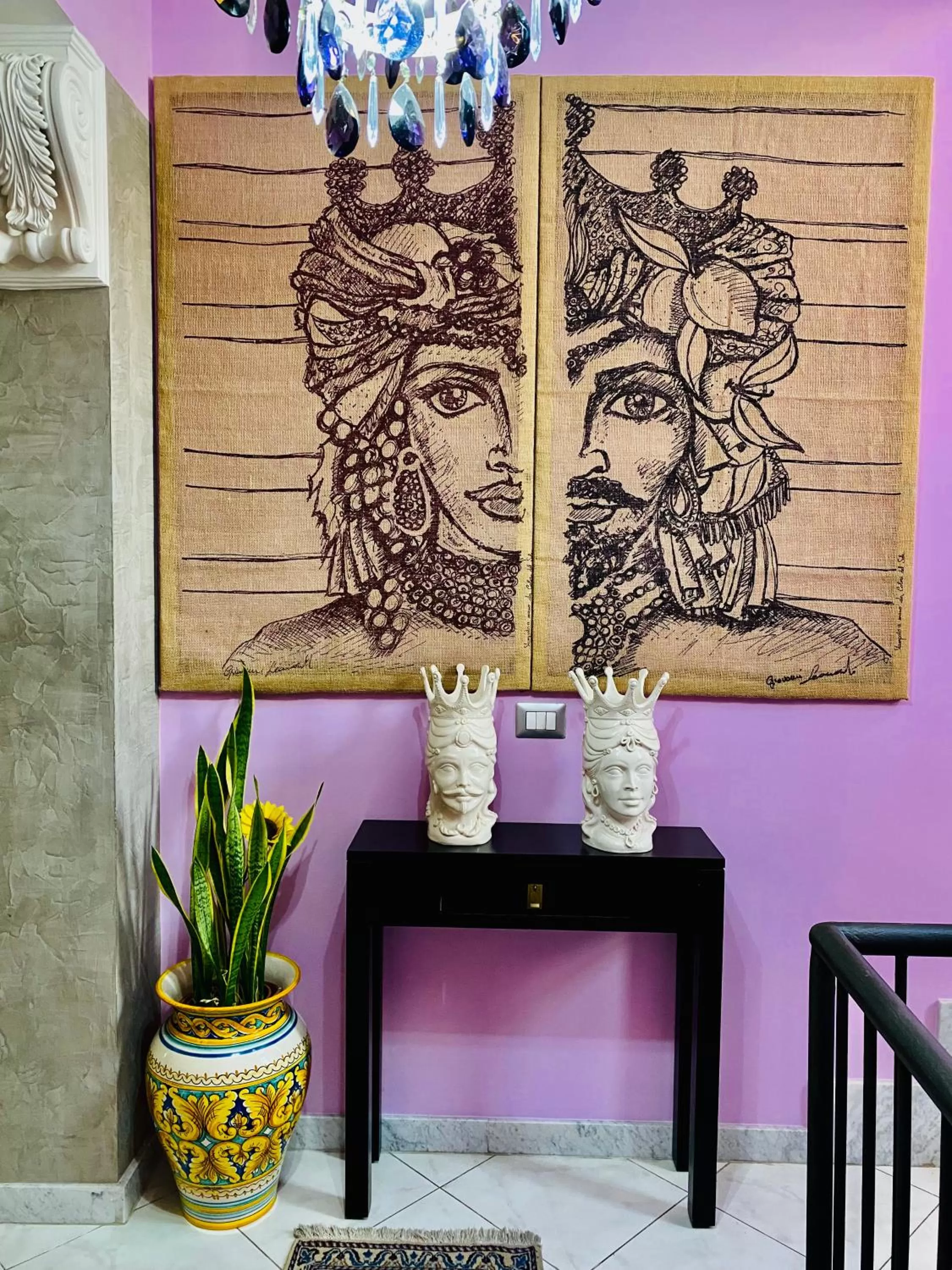 Lobby or reception in Hotel Scilla