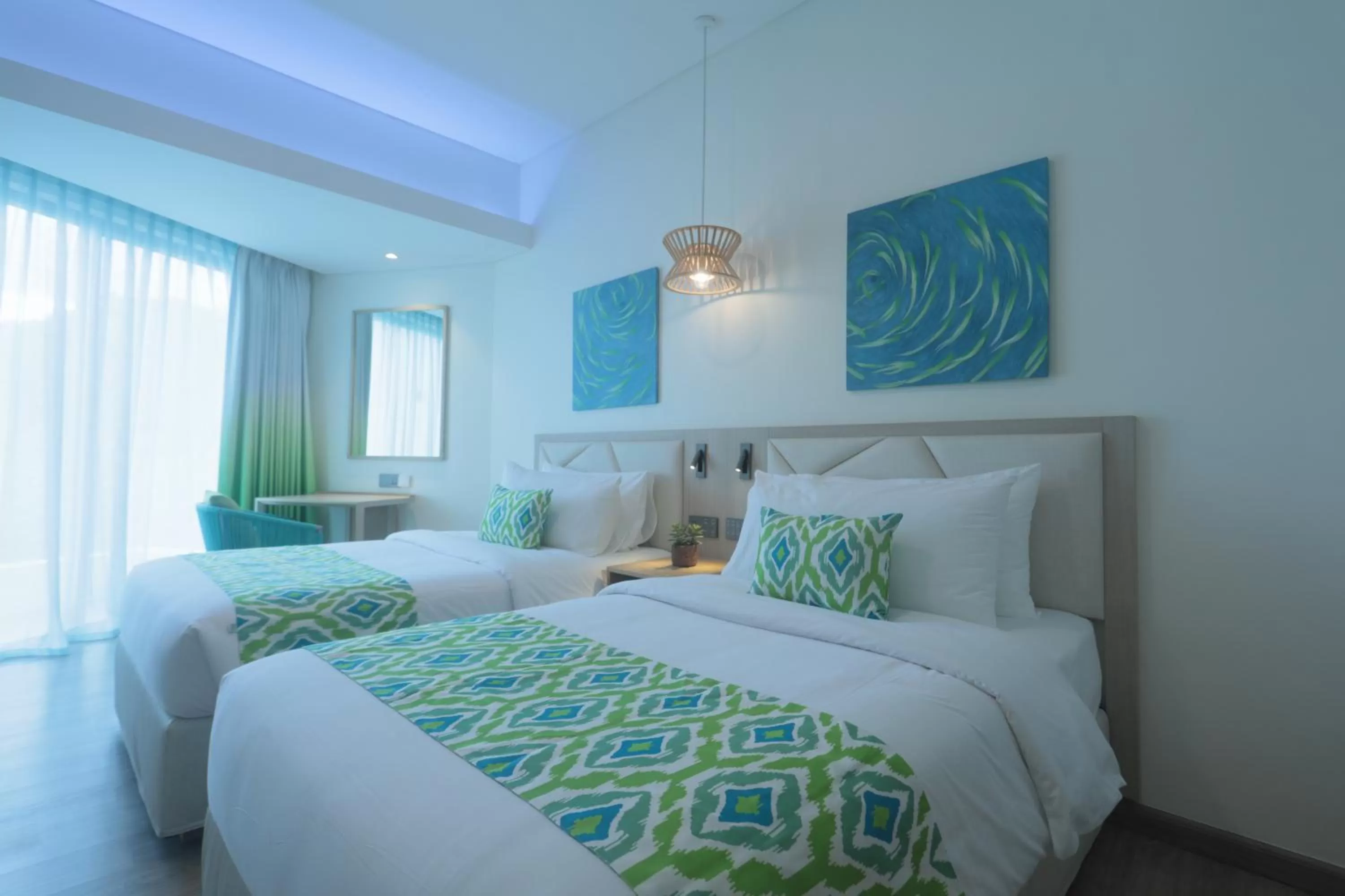Bed in Lime Resort El Nido