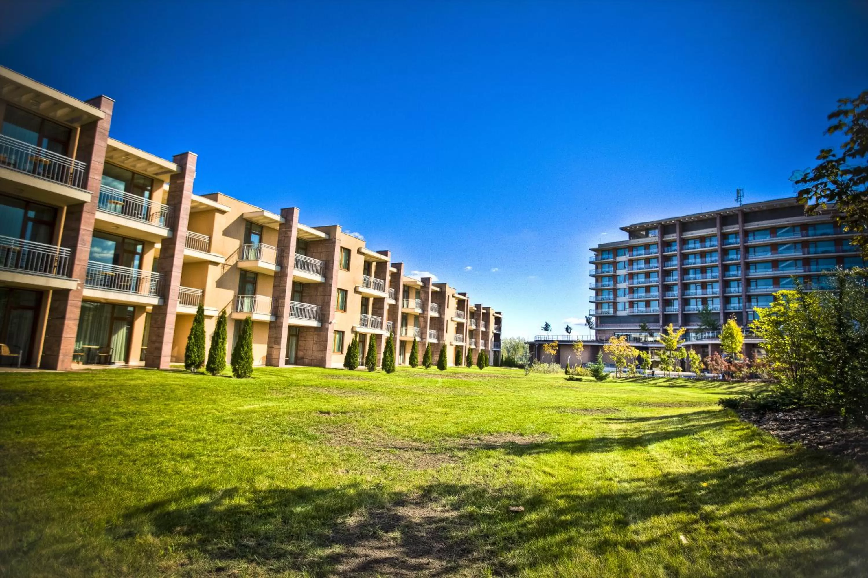 Facade/entrance in Aquaworld Resort Budapest