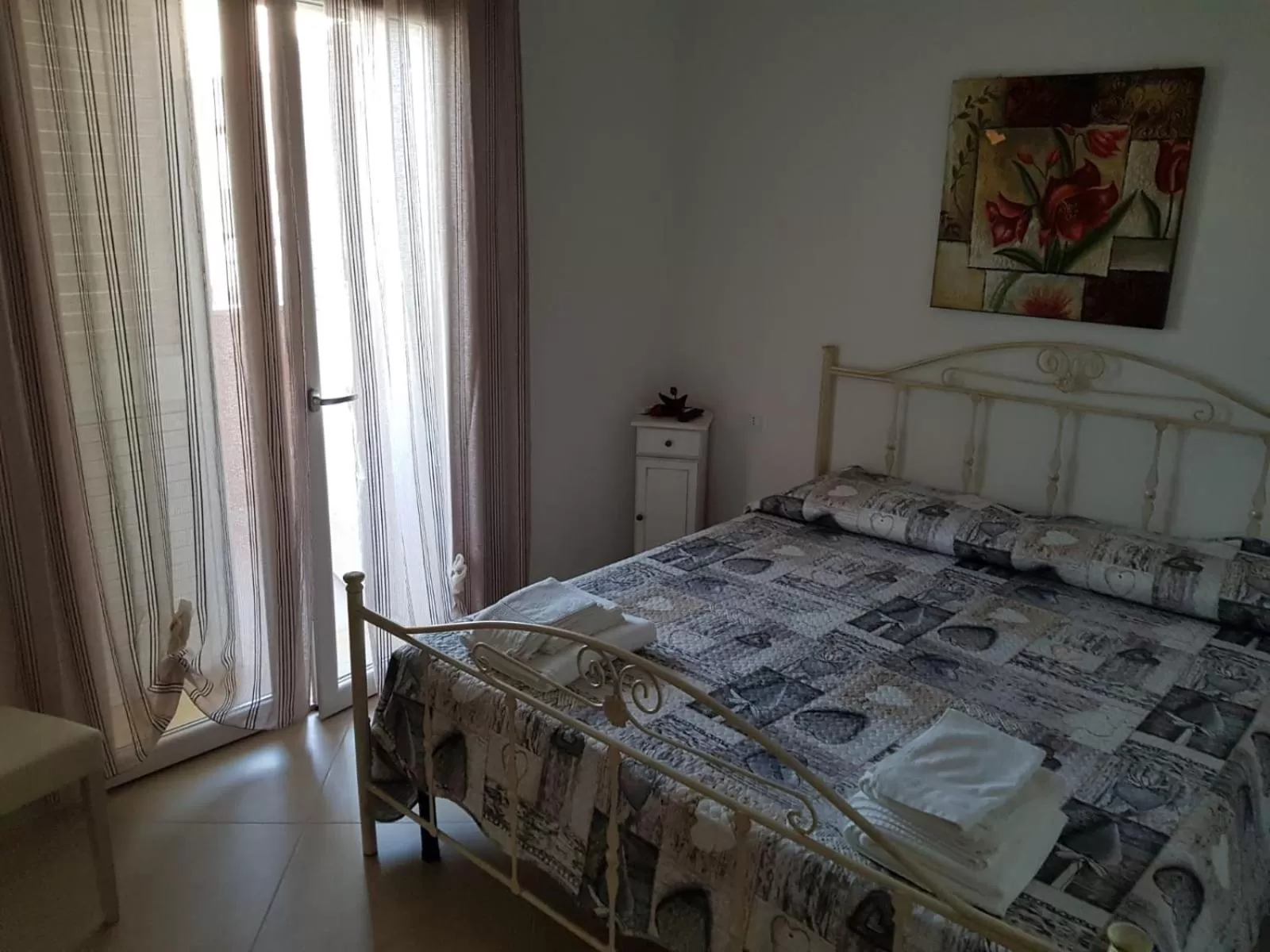 Bathroom, Bed in B&b Giadà