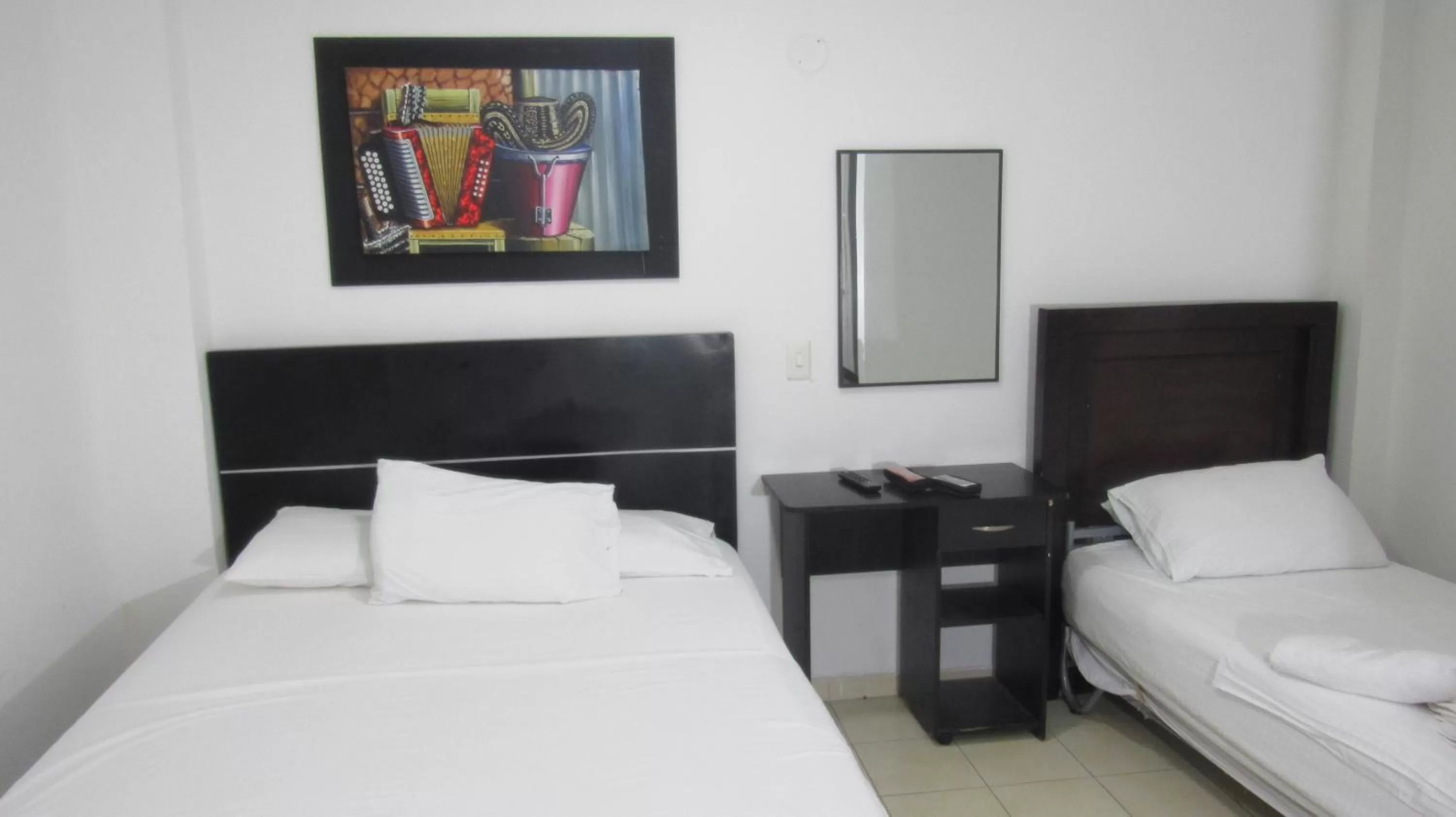 Bed in Hotel Nuevo Tio