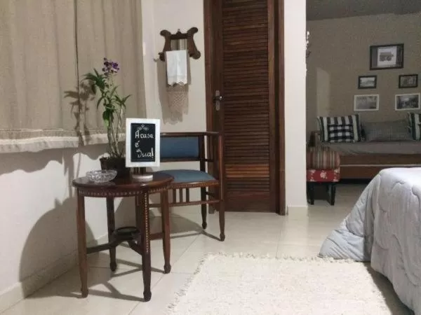 Bed in Pousada Nossa Terra