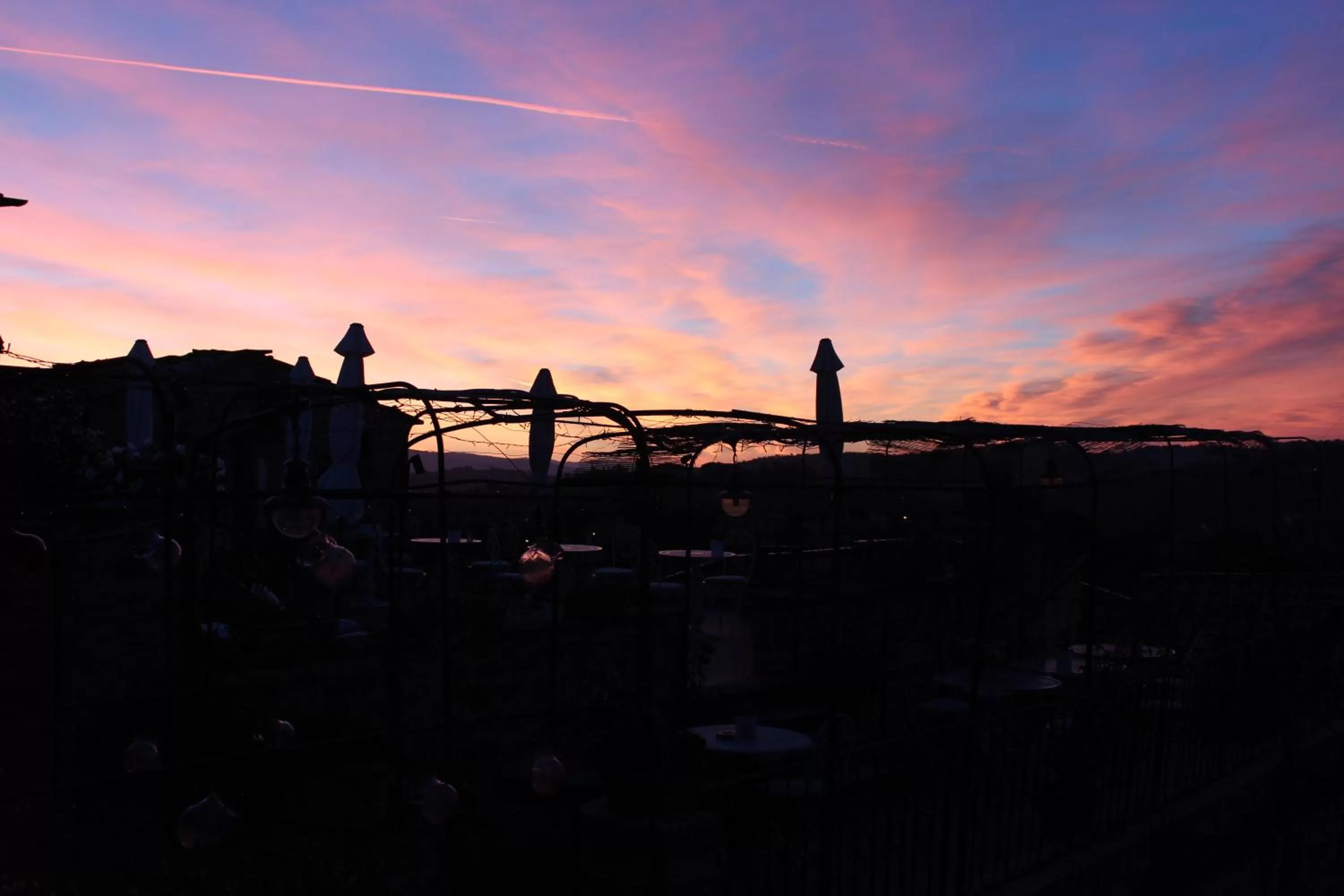 Sunset in Le Terrazze Del Chianti b&b Residenza d'Epoca e di Charme