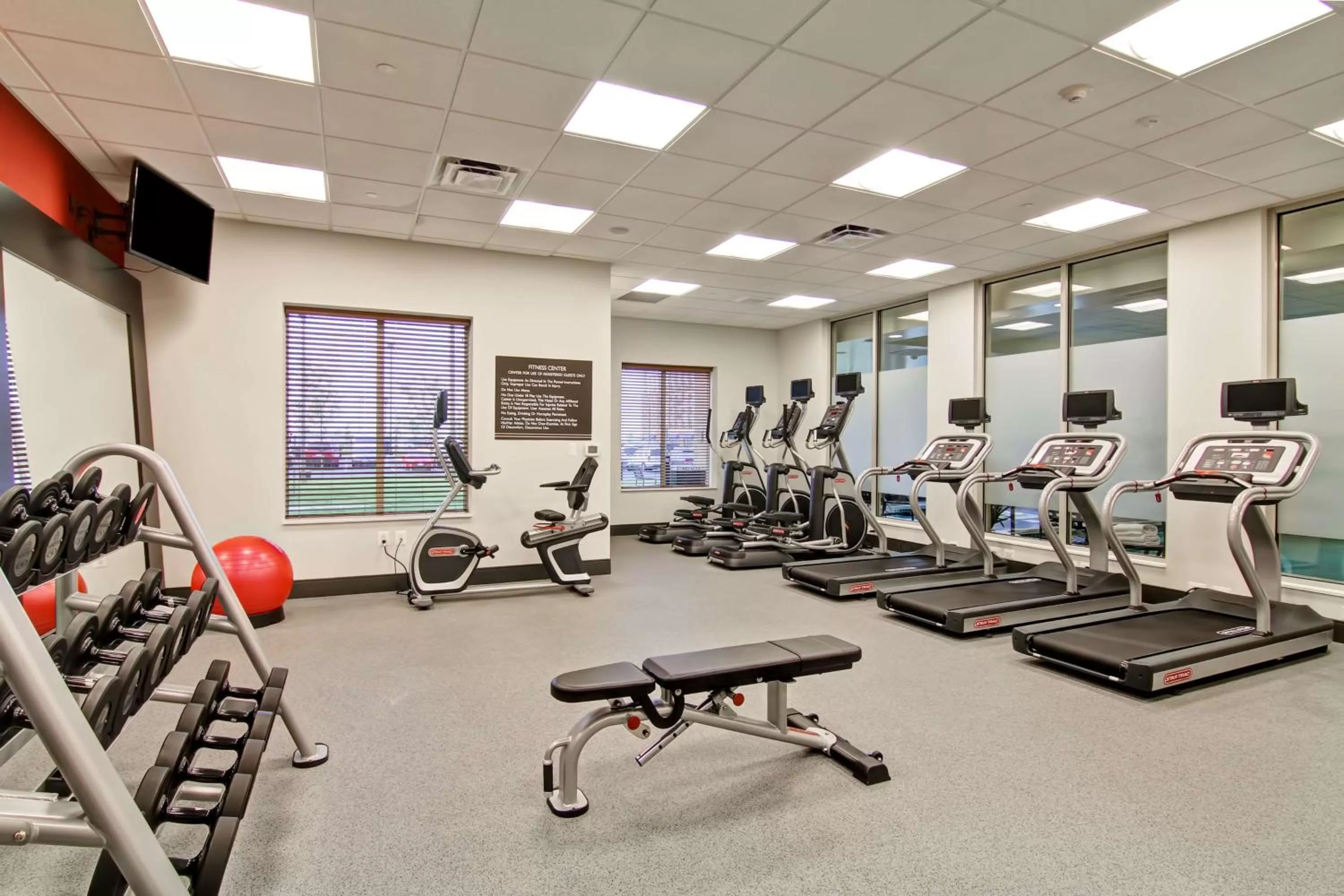 Fitness centre/facilities in Hilton Garden Inn Woodbridge