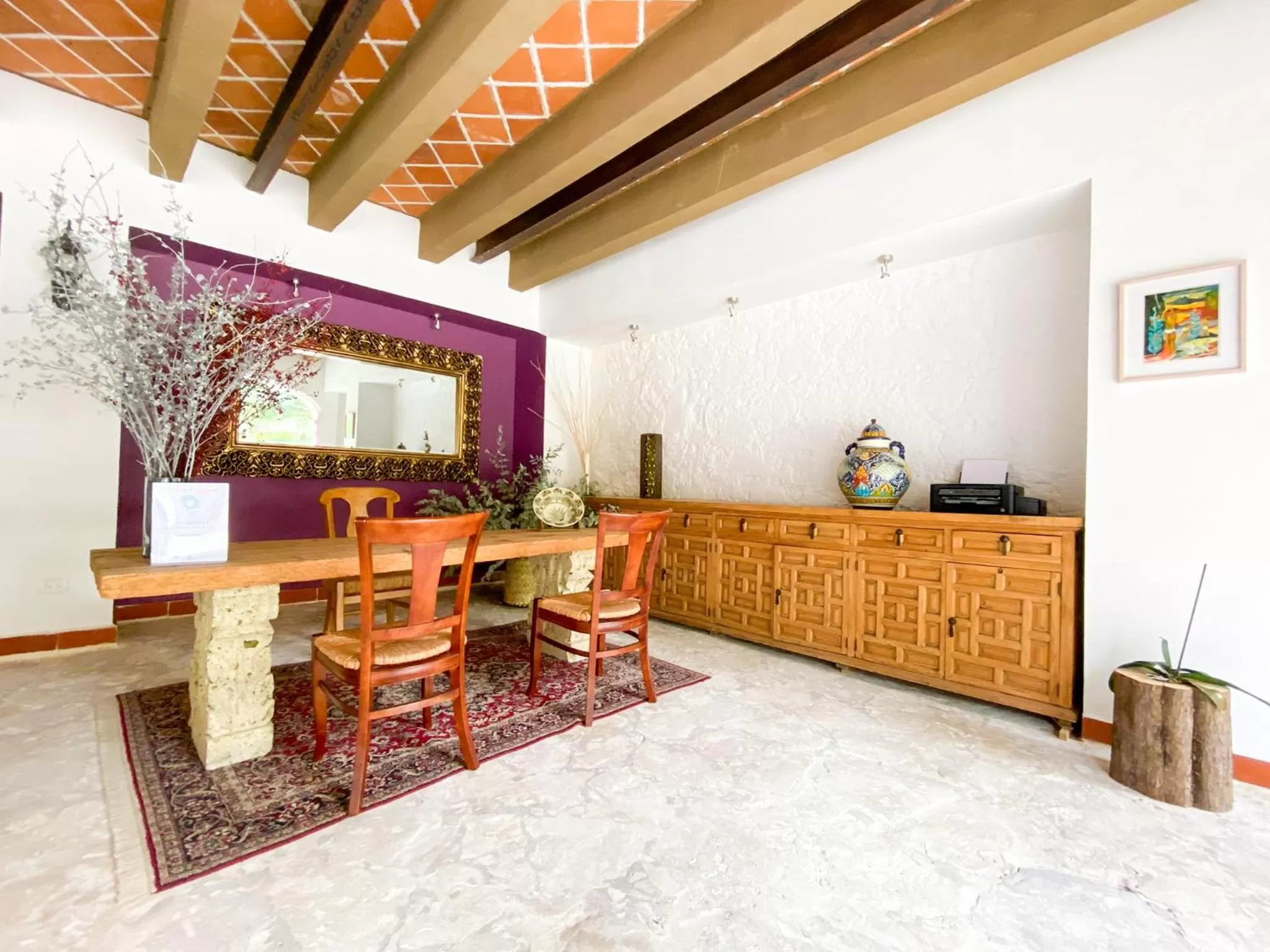 Lobby or reception in Molino de los Reyes