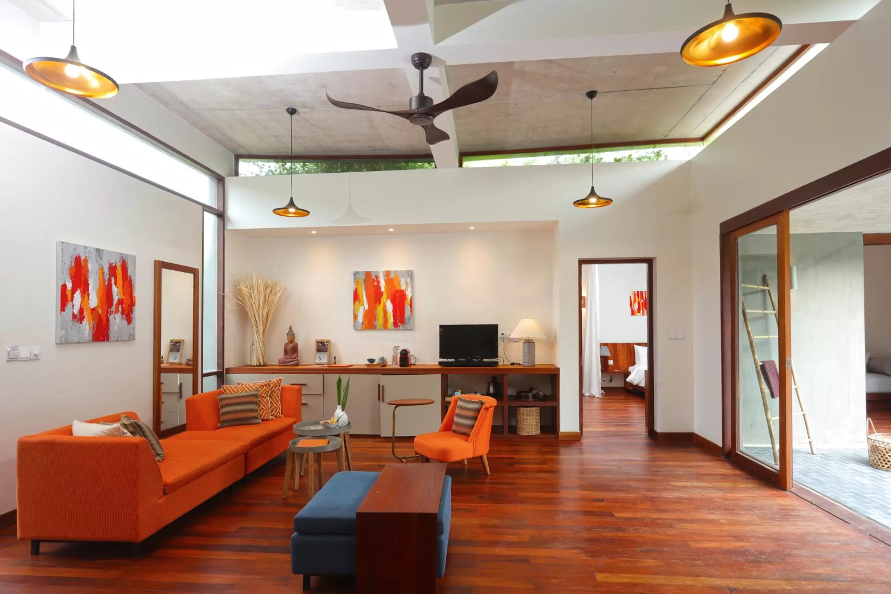 Living room in Templation Hotel