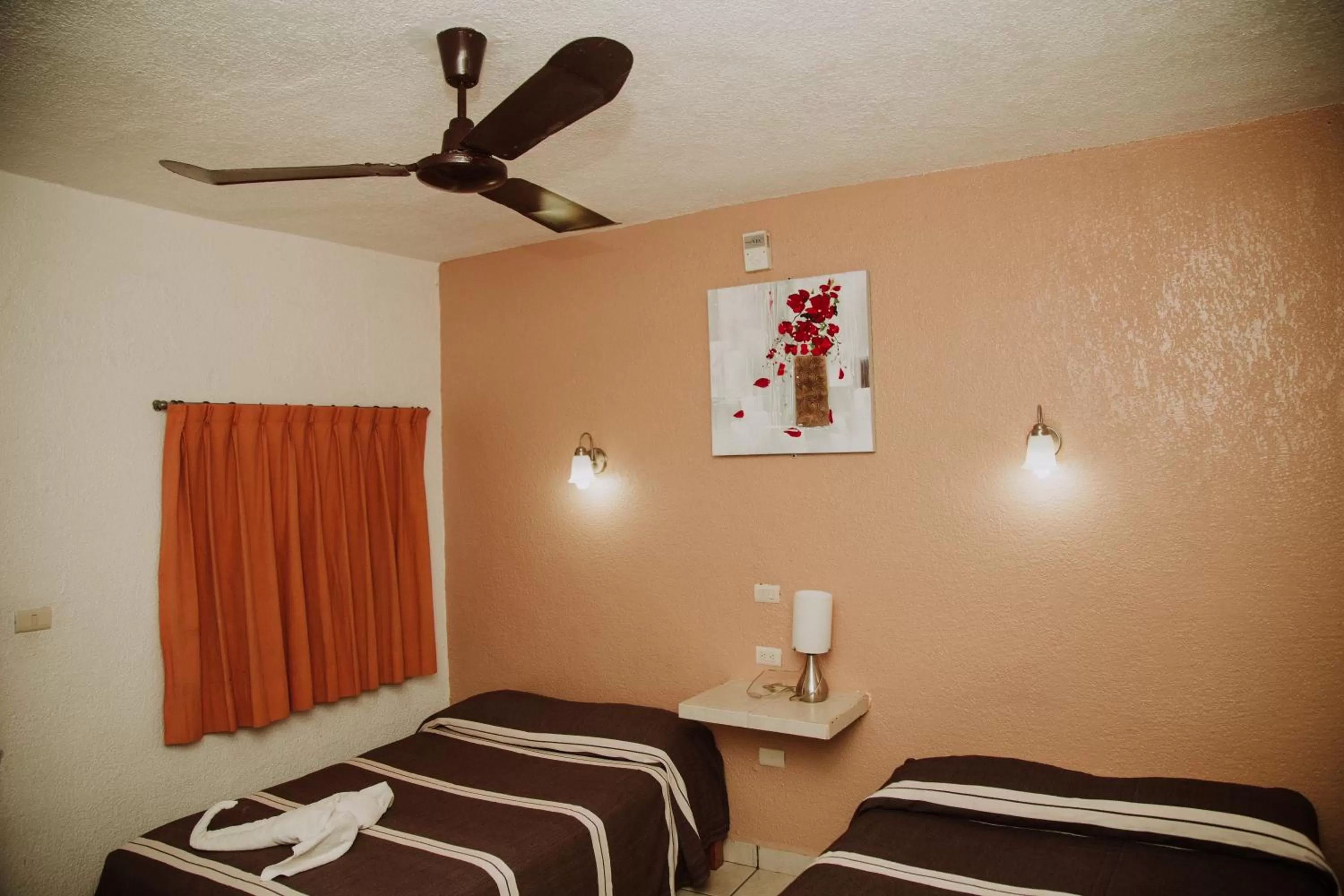 Bed in Hotel Cervantino