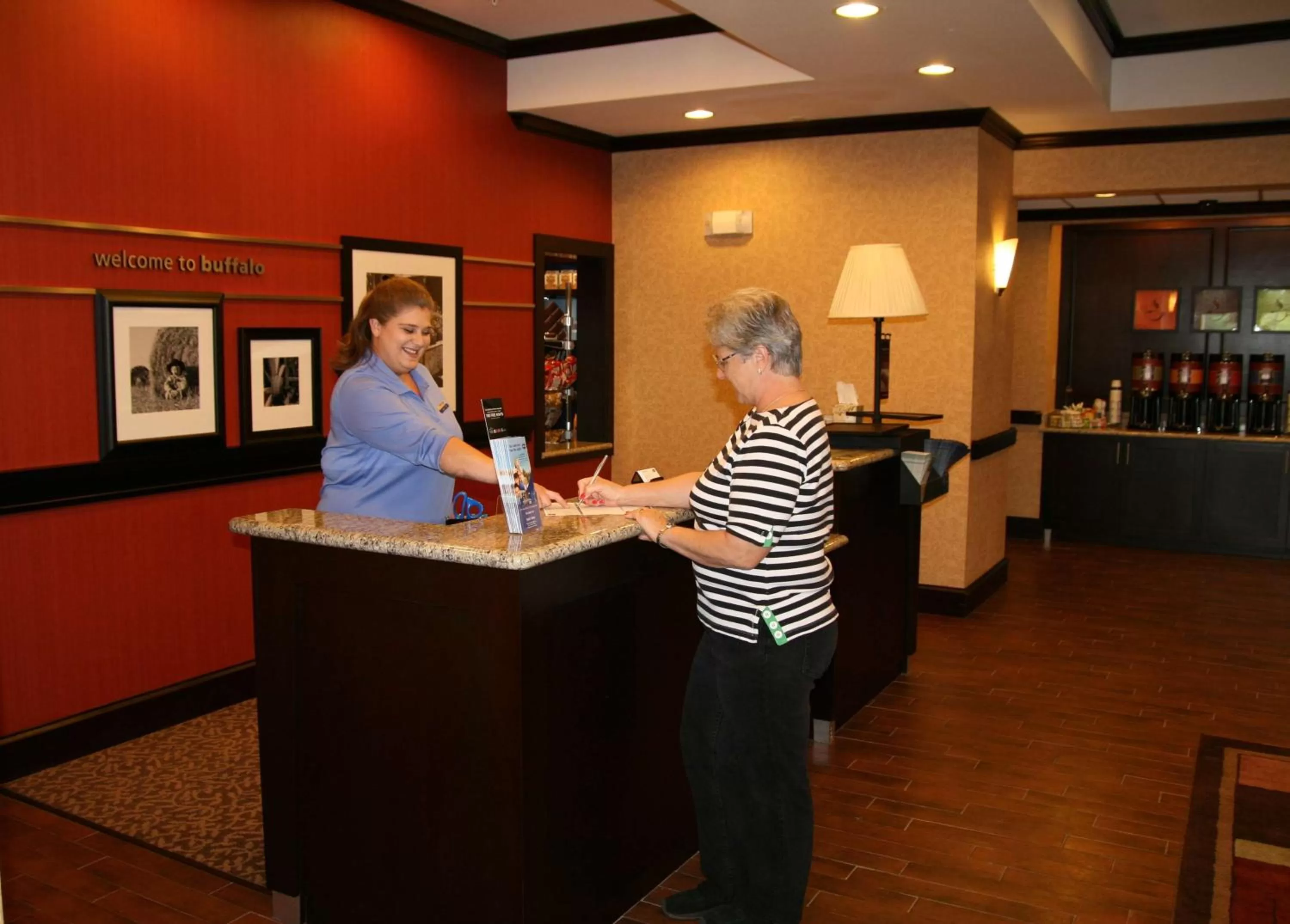 Lobby or reception in Hampton Inn & Suites Buffalo