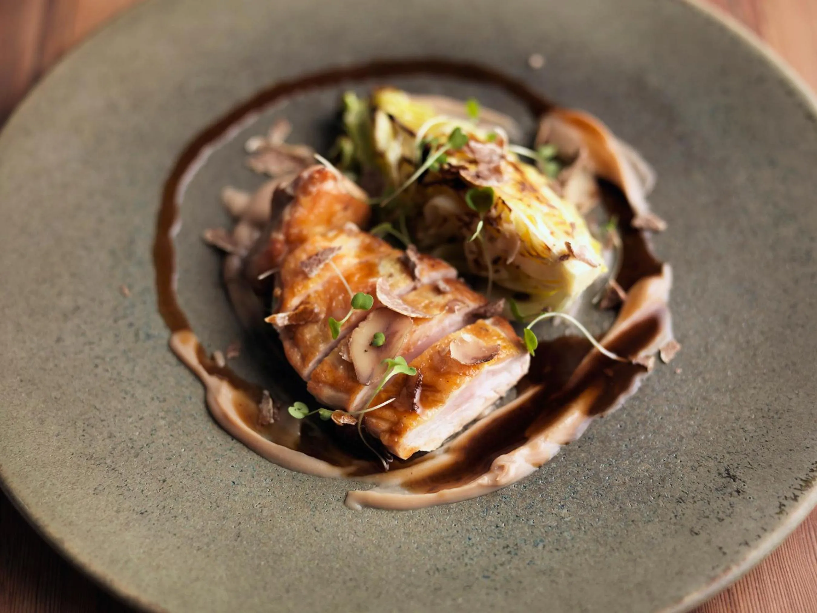 Food close-up in The Crown