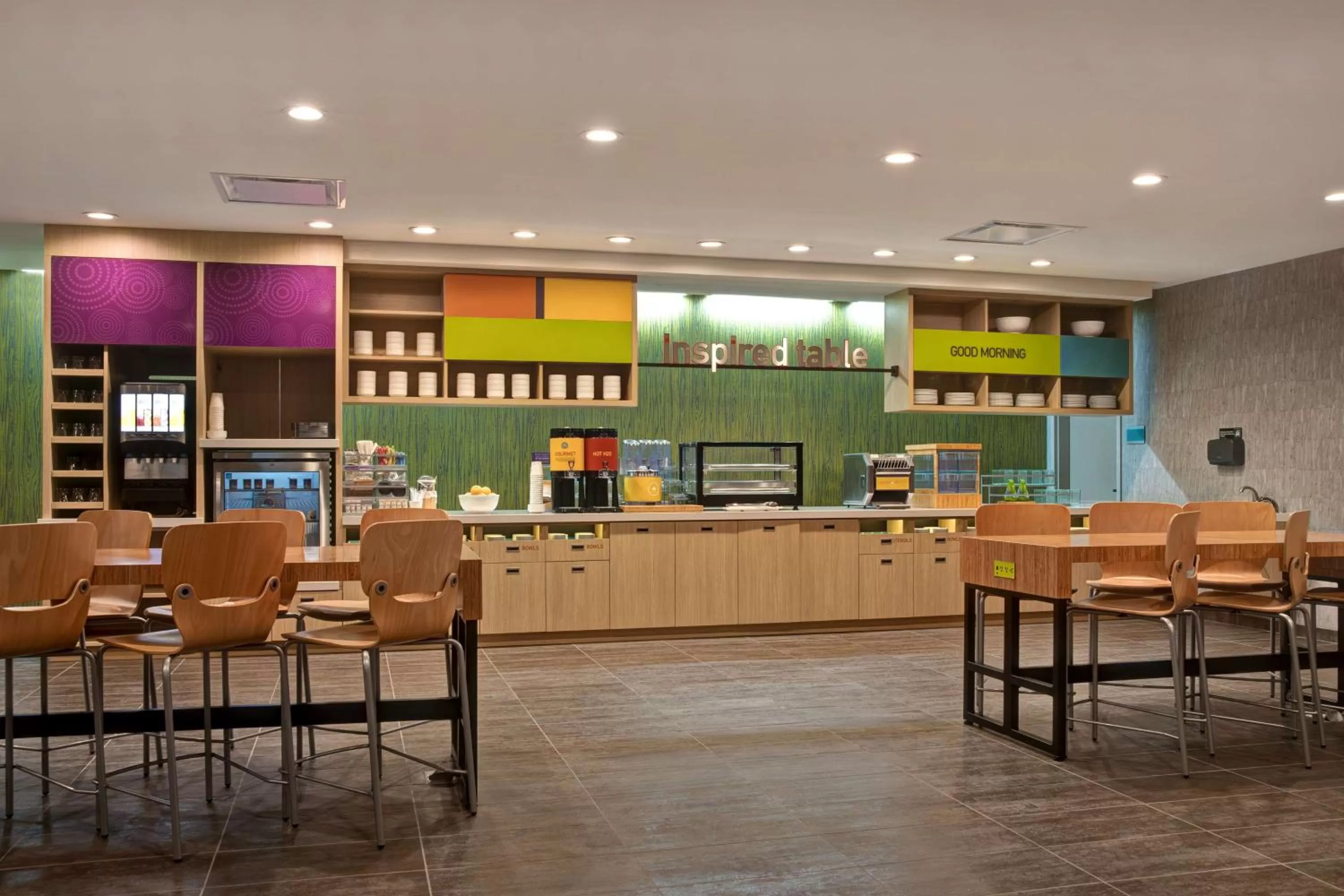 Breakfast in Home2 Suites By Hilton Loves Park Rockford